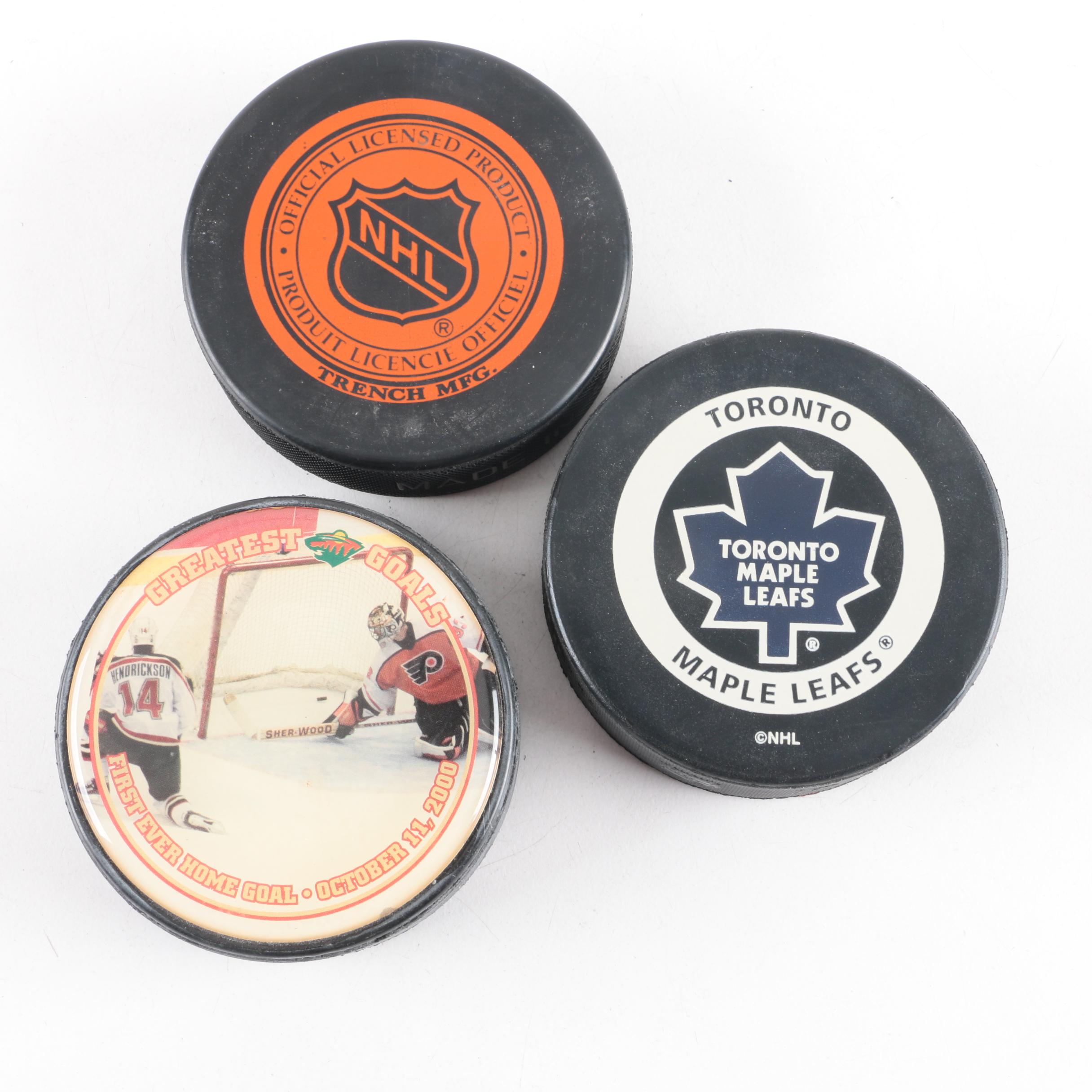 nhl hockey pucks