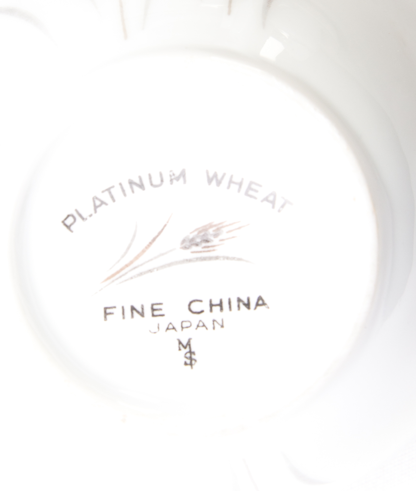 Fine China Of Japan "Platinum Wheat" Dinnerware EBTH