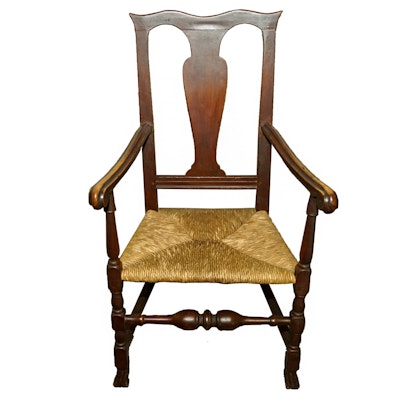 Vintage Chairs, Antique Chairs And Retro Chairs Auction In Art Antique Queen Anne Style Chair - Vintage Chairs, Antique Chairs And Retro Chairs Auction In Art