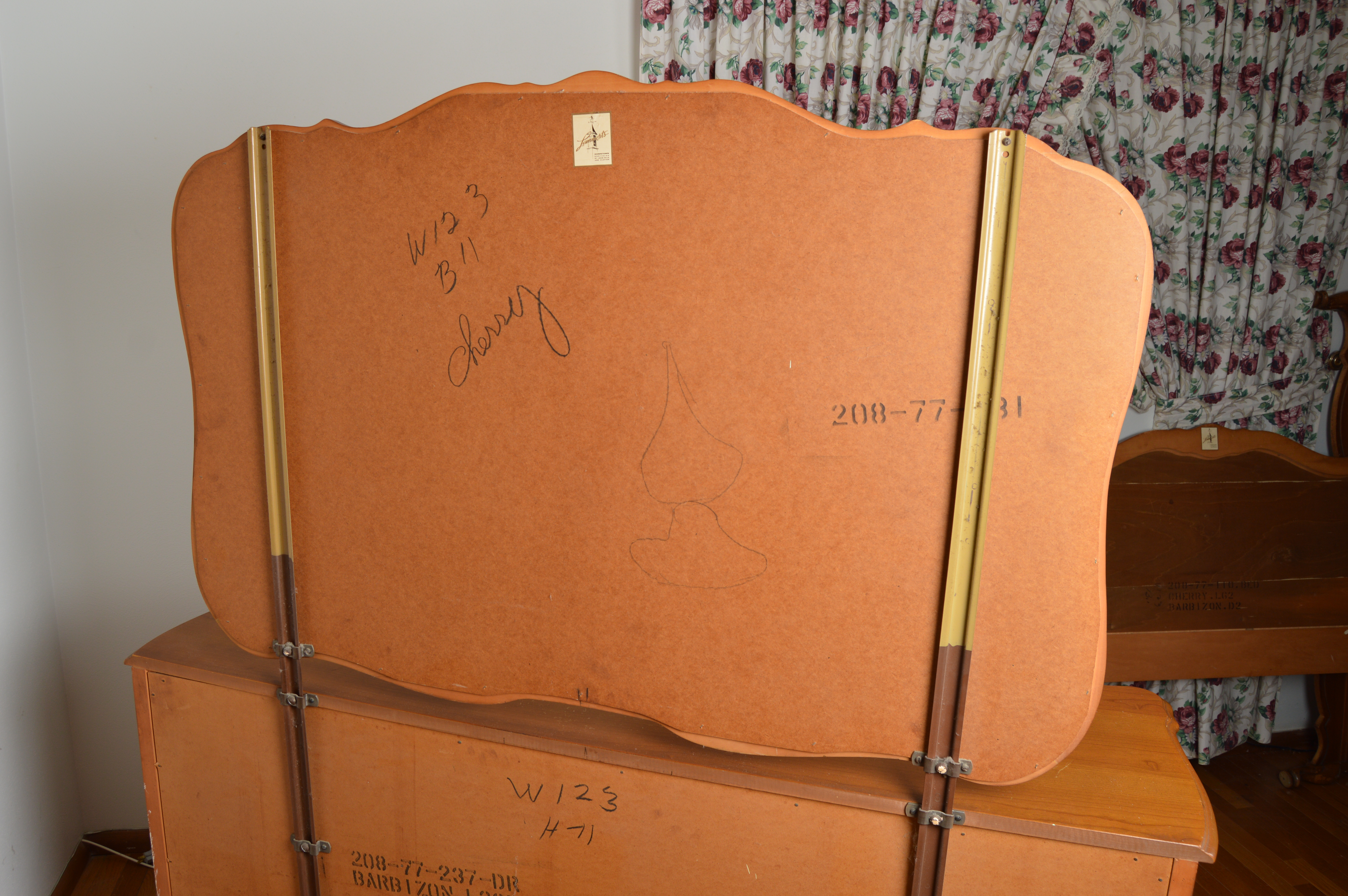 Vintage French Provincial Cherry Bedroom Set by Bassett EBTH