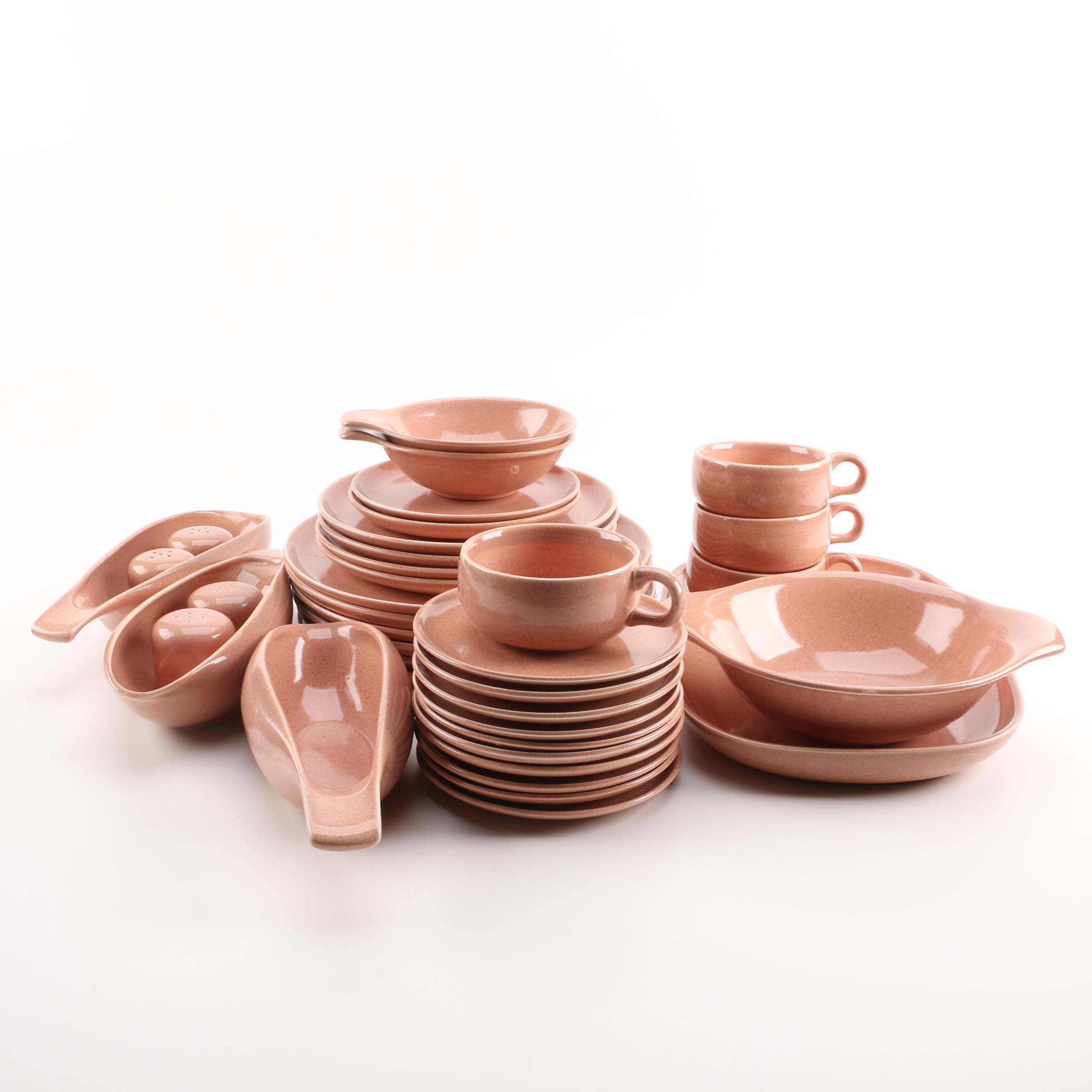 Steubenville "American Modern Coral" Russel Wright Dinnerware, Circa