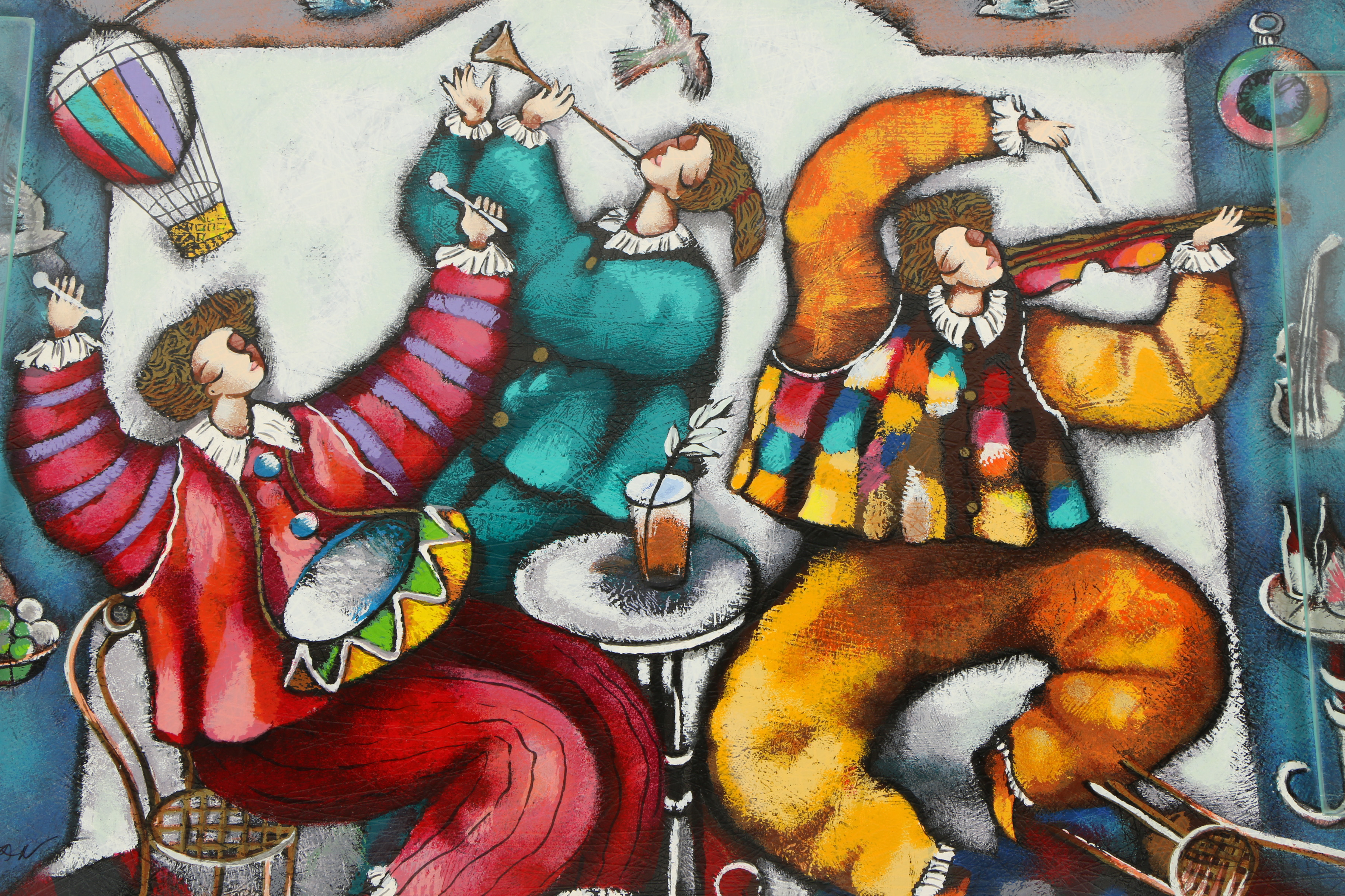 Michael Kachan Serigraph "Happy Playing" | EBTH