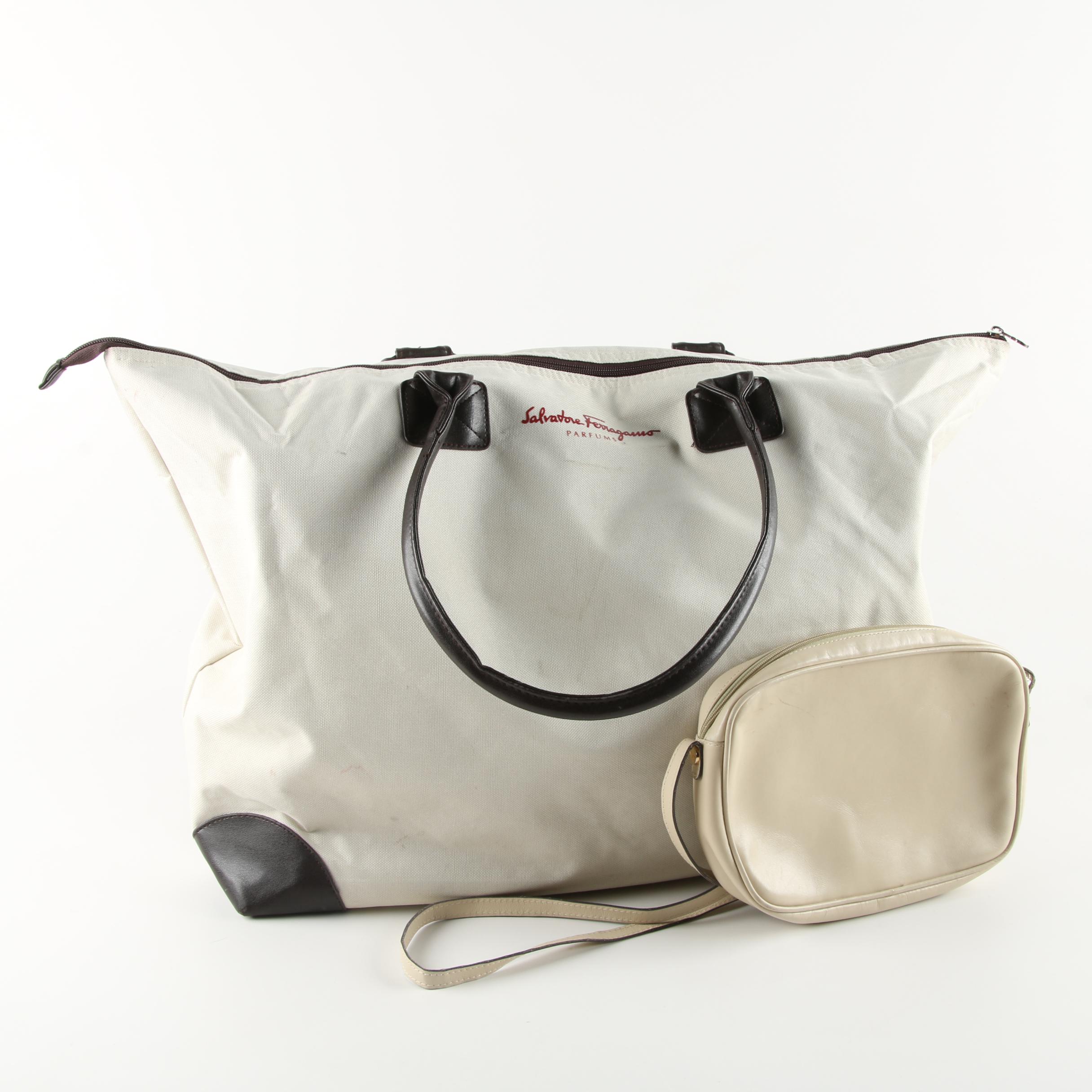 ferragamo weekender bag