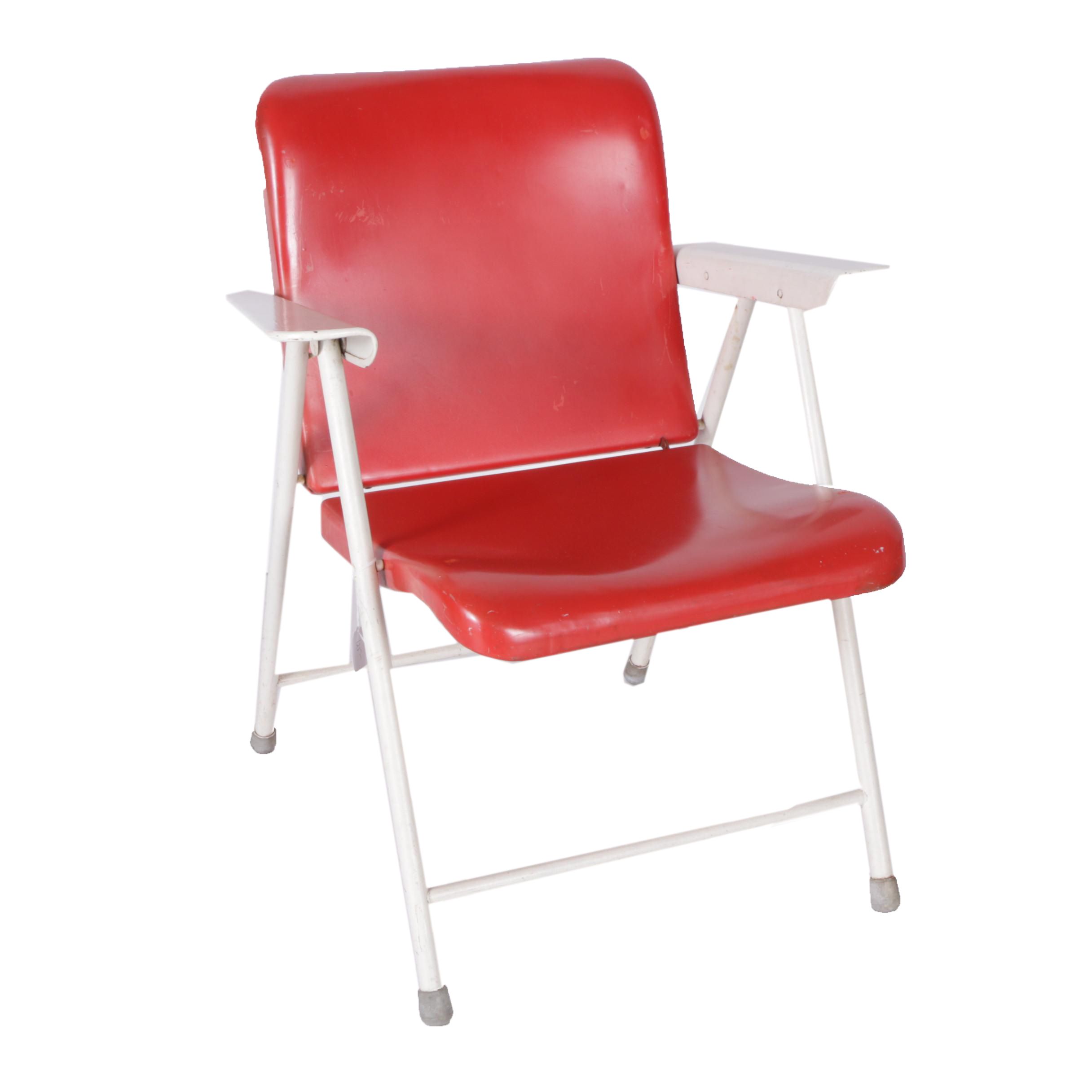 Vintage Mid Century Modern Folding Chair By Russel Wright For