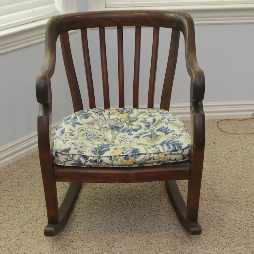 Vintage American Empire Style Rocking Chair | EBTH