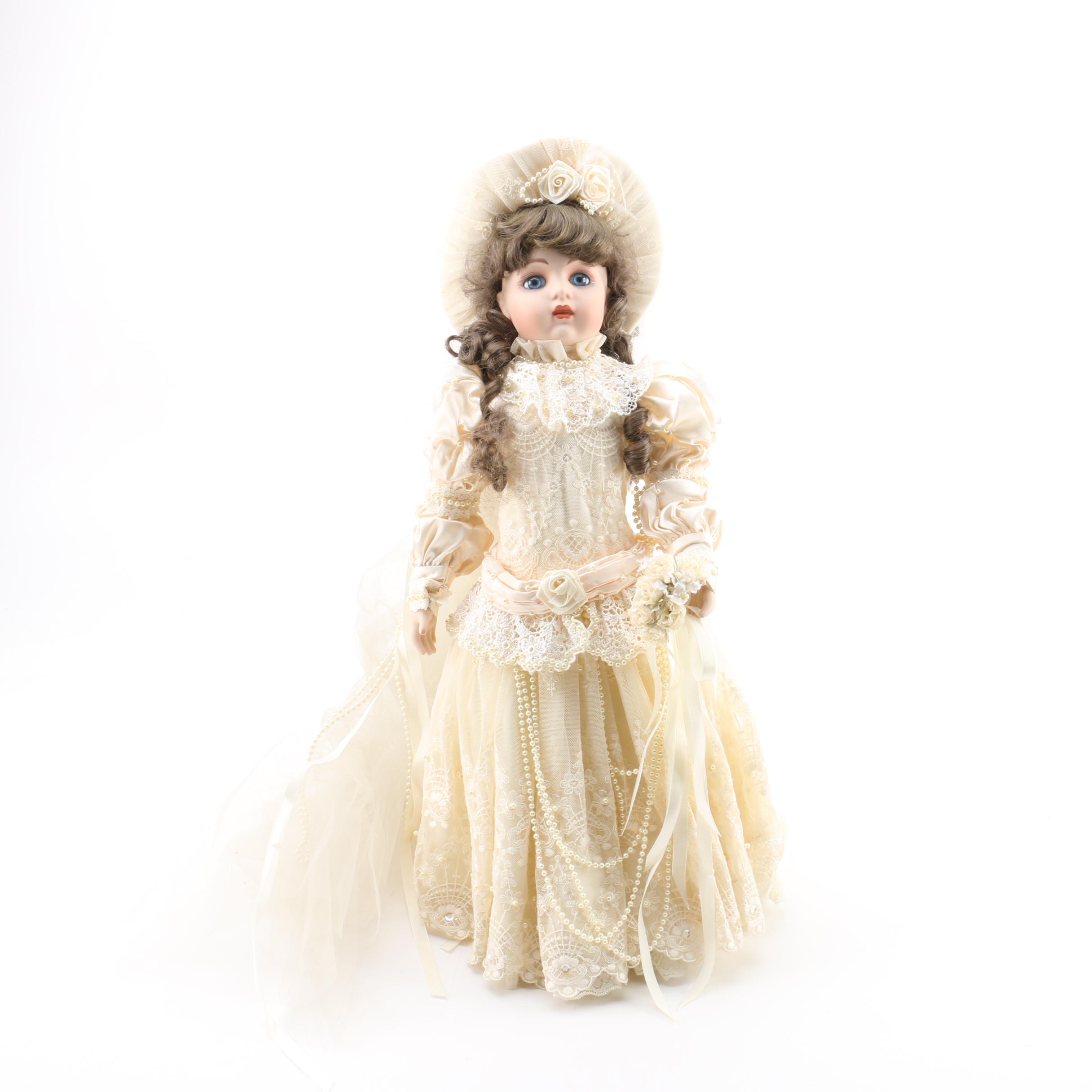 franklin heirloom dolls victorian bride