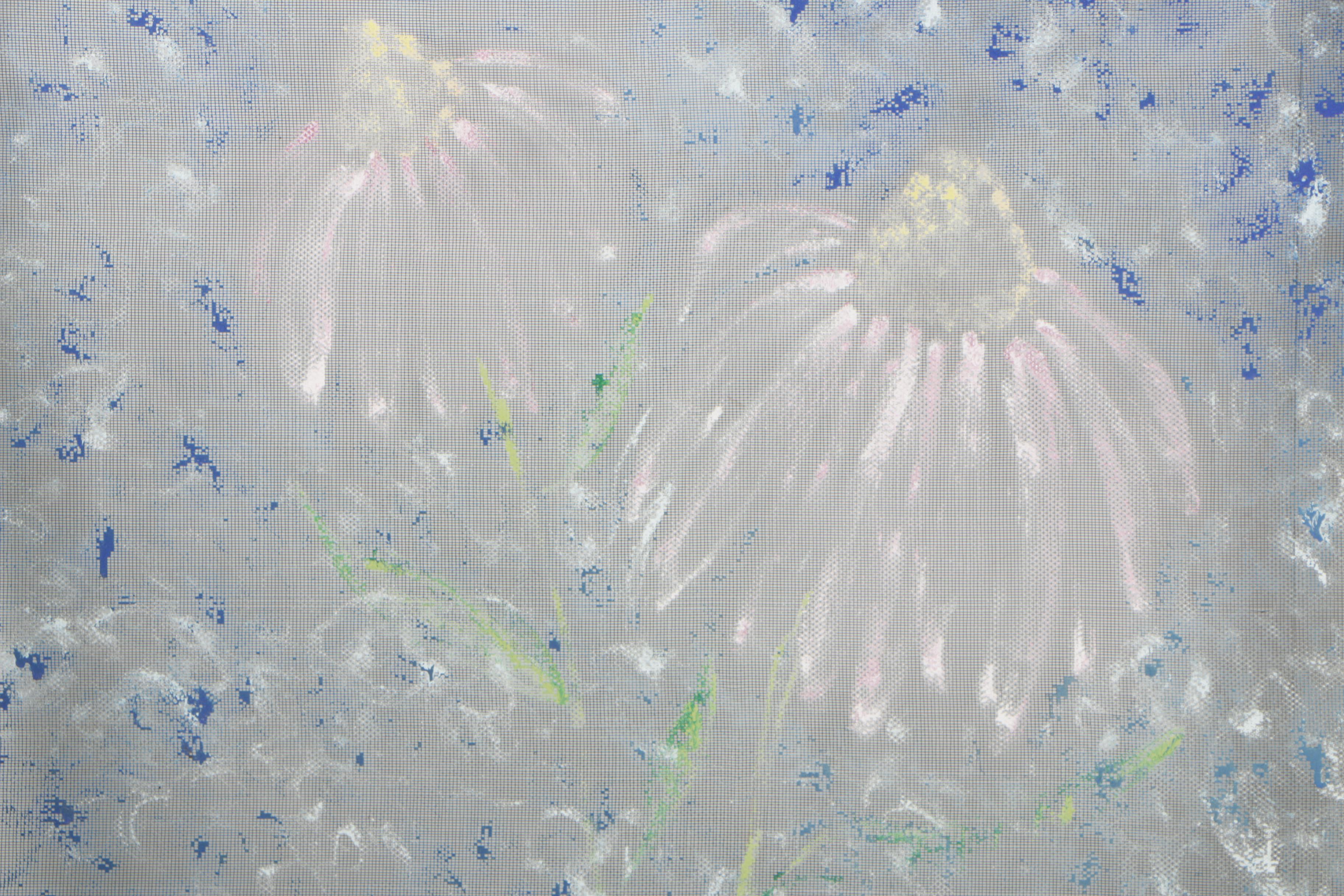 Oil Paintings on Metal Mesh EBTH