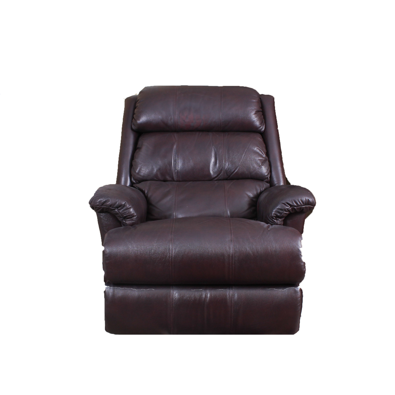 LaZBoy "Astor ReclinaRocker" Brown Leather Recliner EBTH