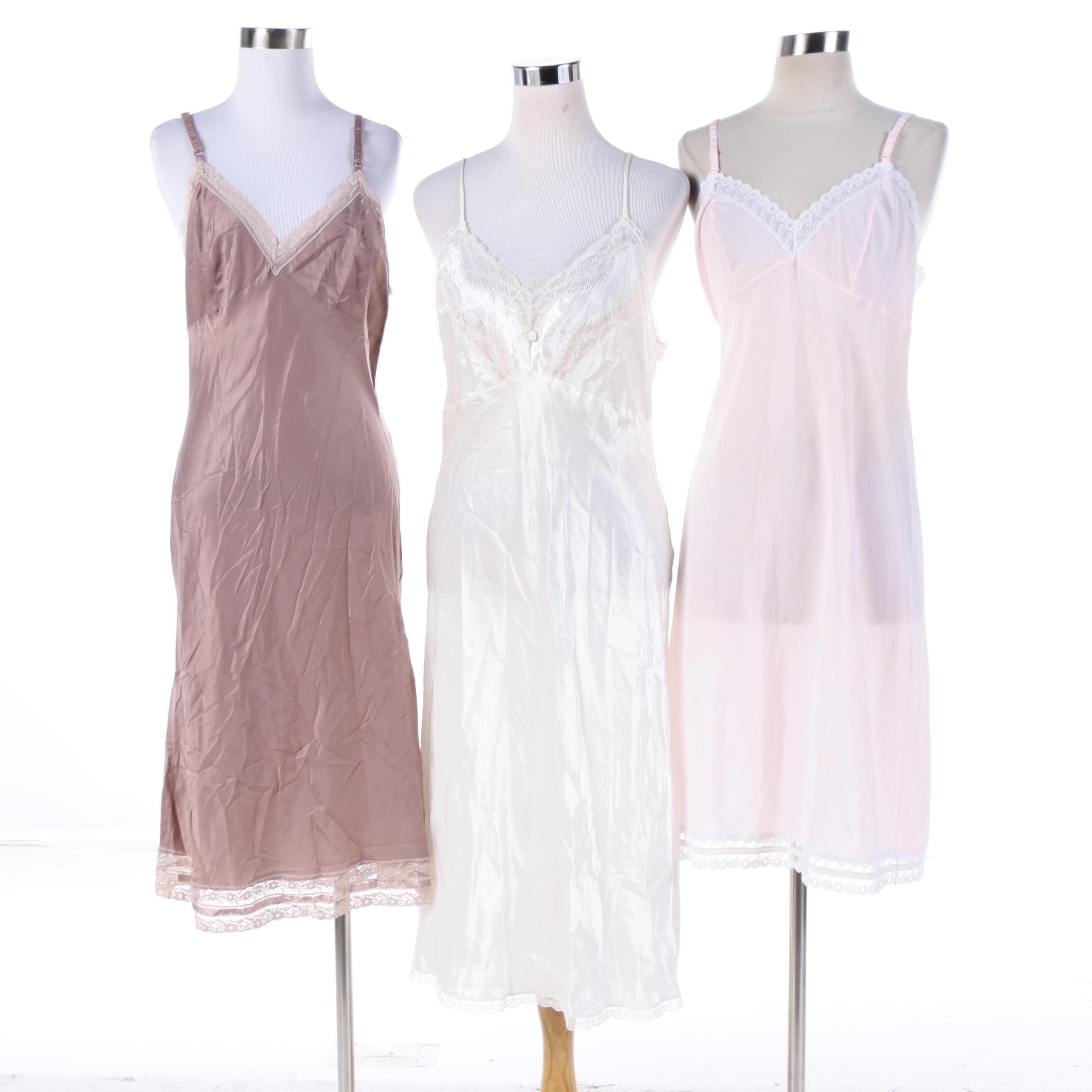 slip style nightgowns