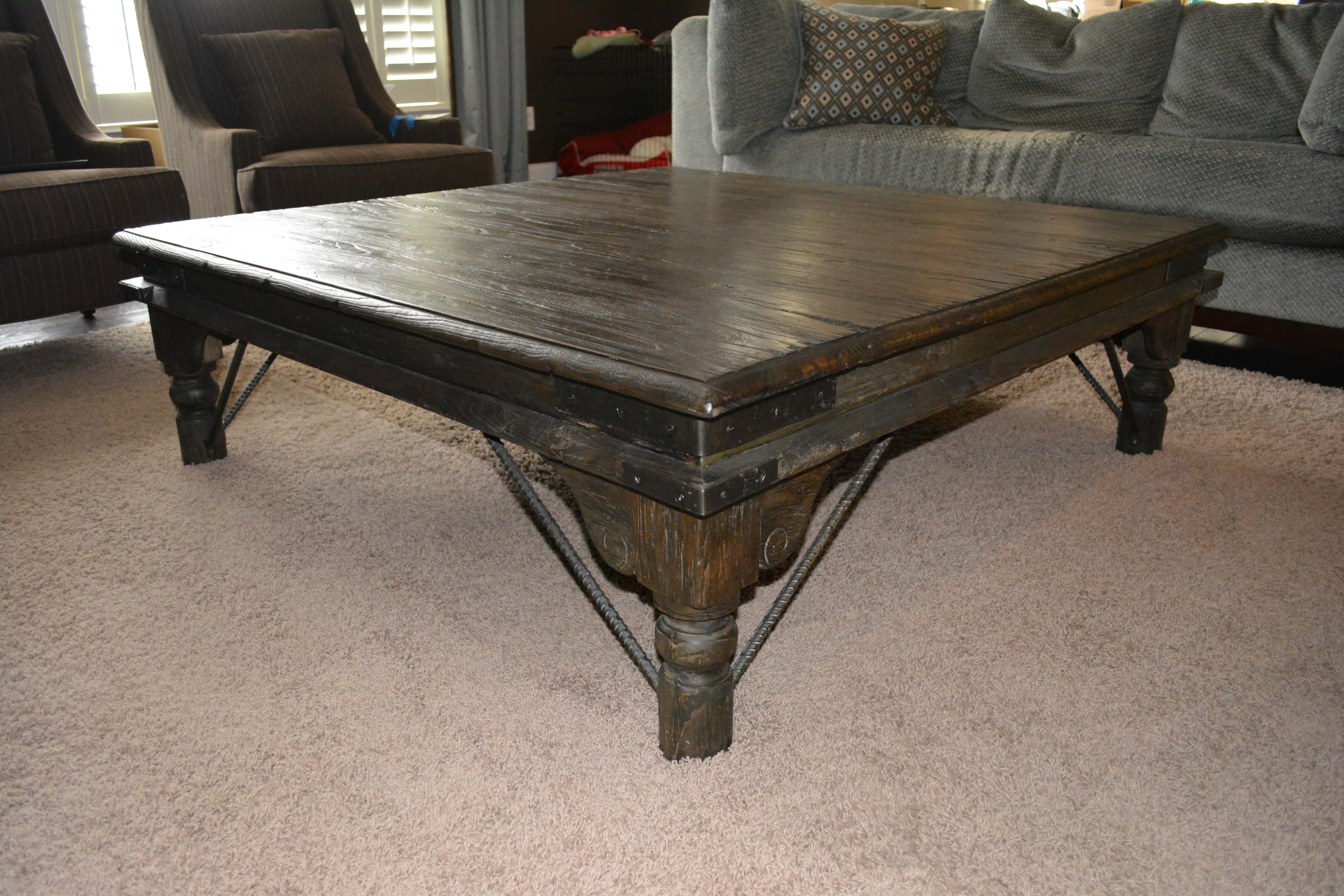 Restoration Hardware "19th C. Kerala" Wood Coffee Table EBTH