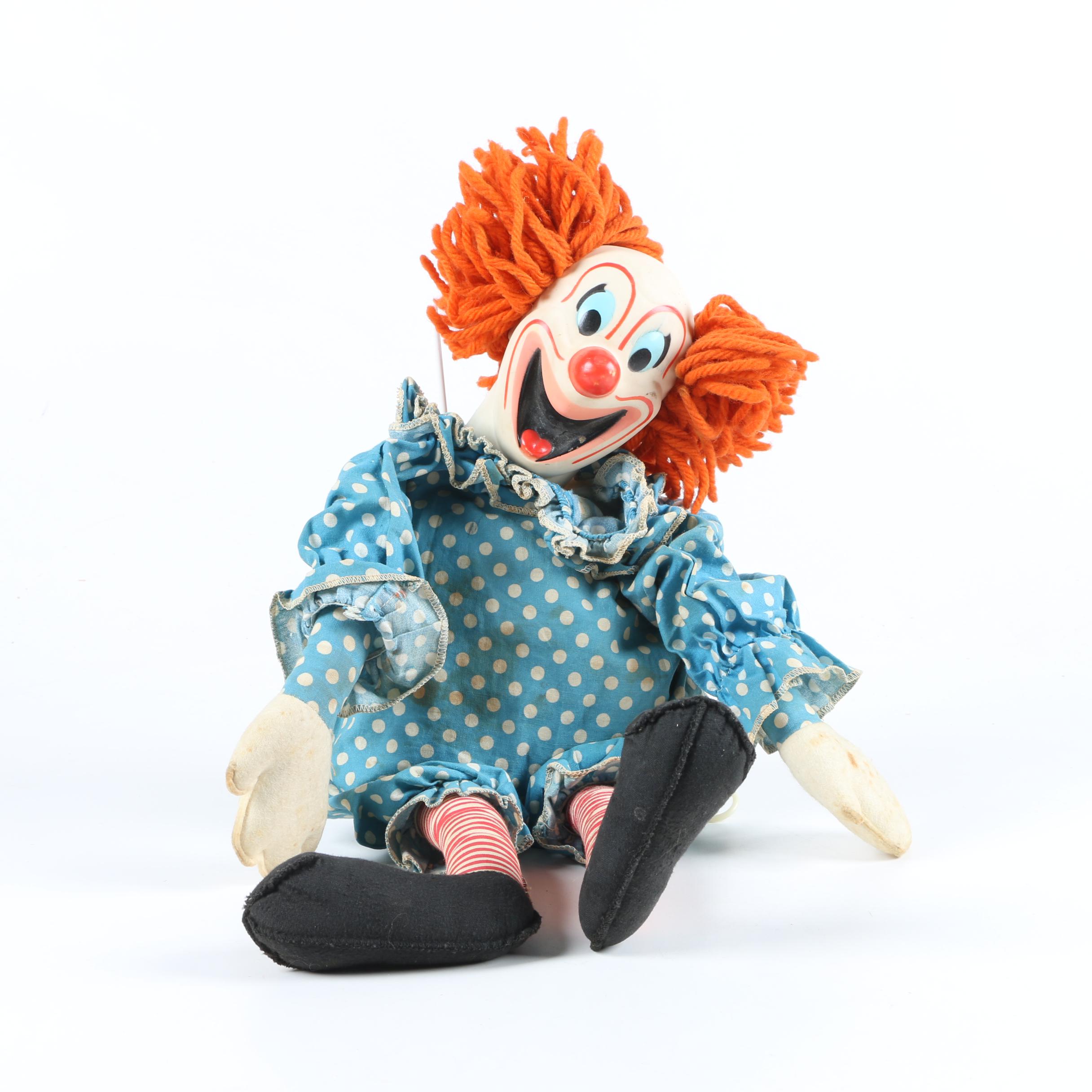 bozo the clown stuffed doll