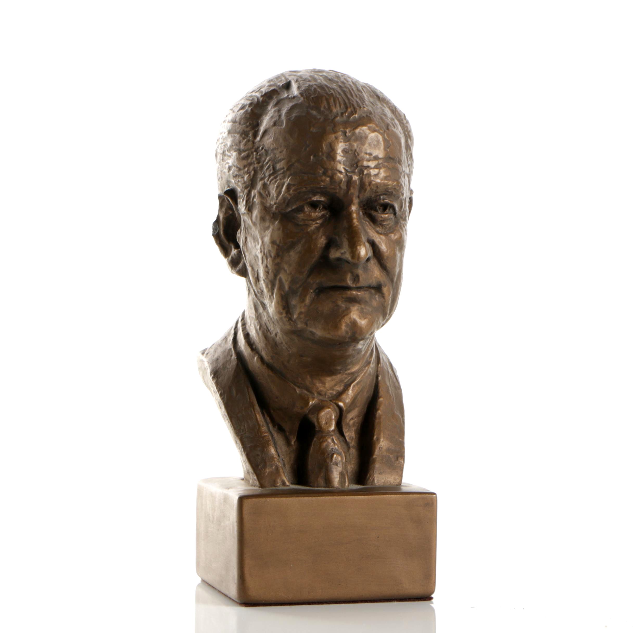 Resin Bust Of Lyndon Johnson After Jimilu Mason | EBTH