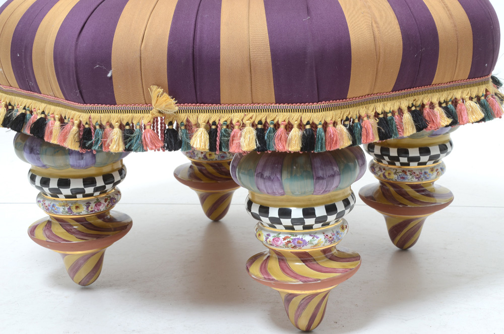 MackenzieChilds Ottoman EBTH