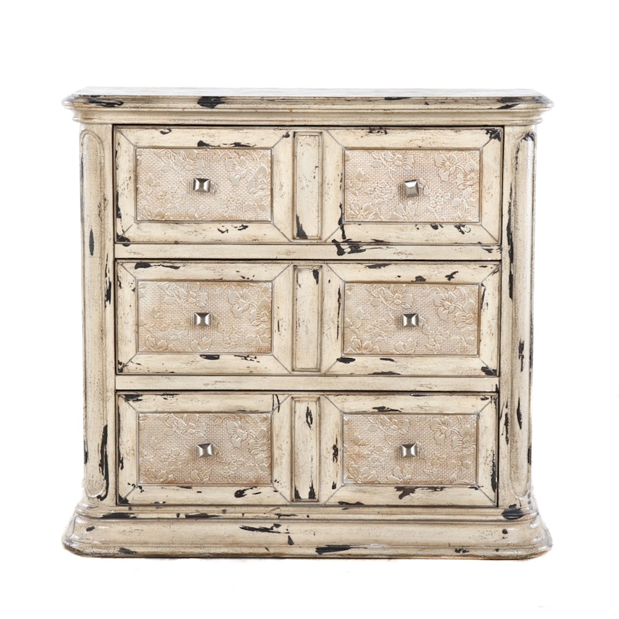 Distressed Chest Of Drawers By Top Art Furniture Ebth Distressed Chest Of Drawers By Top Art Furniture