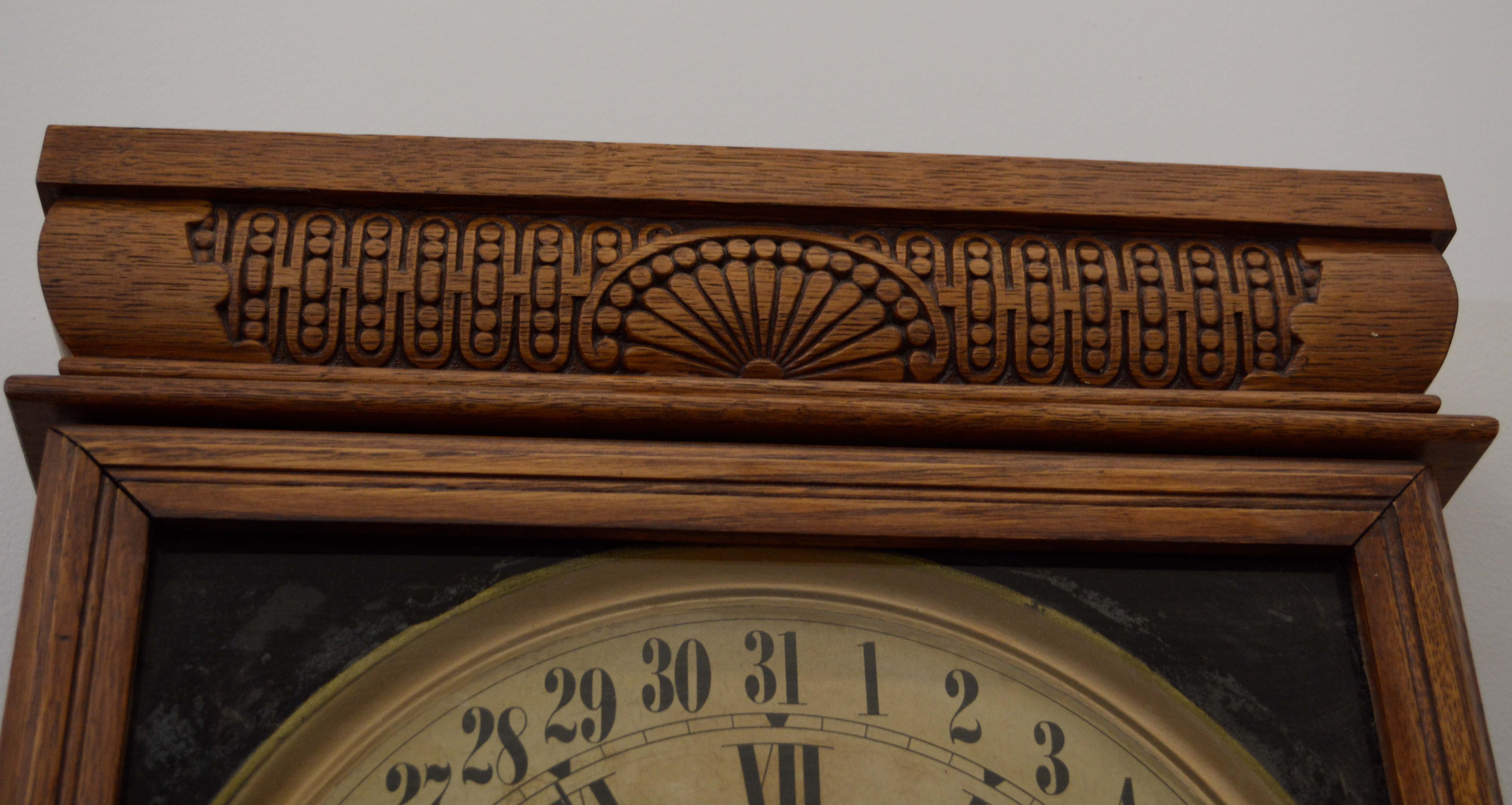 Early 20th Century E. Ingraham "Western Union" Wall Clock EBTH