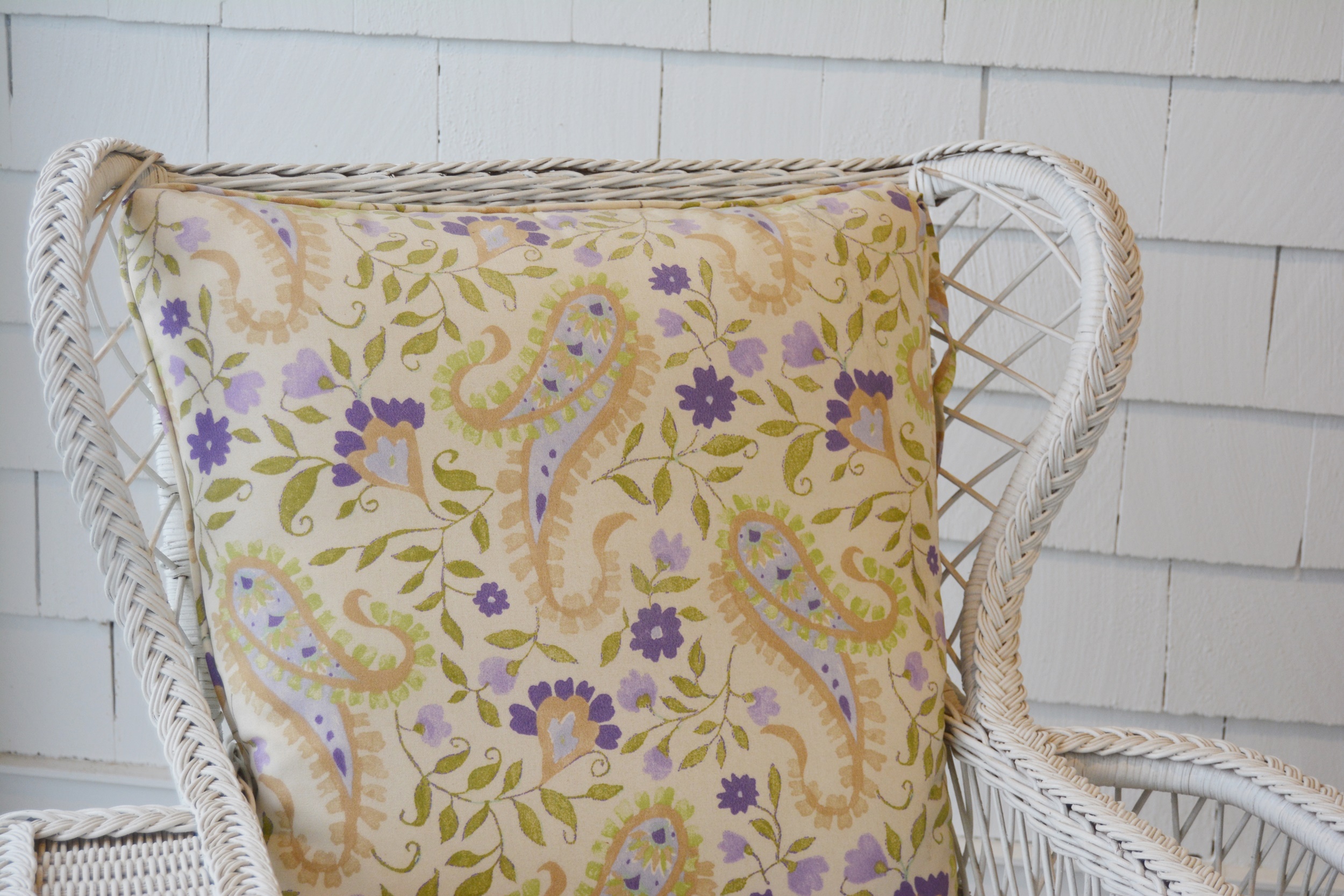 Henry Link Smithsonian Collection Wicker Rocking Chair and Ottoman EBTH