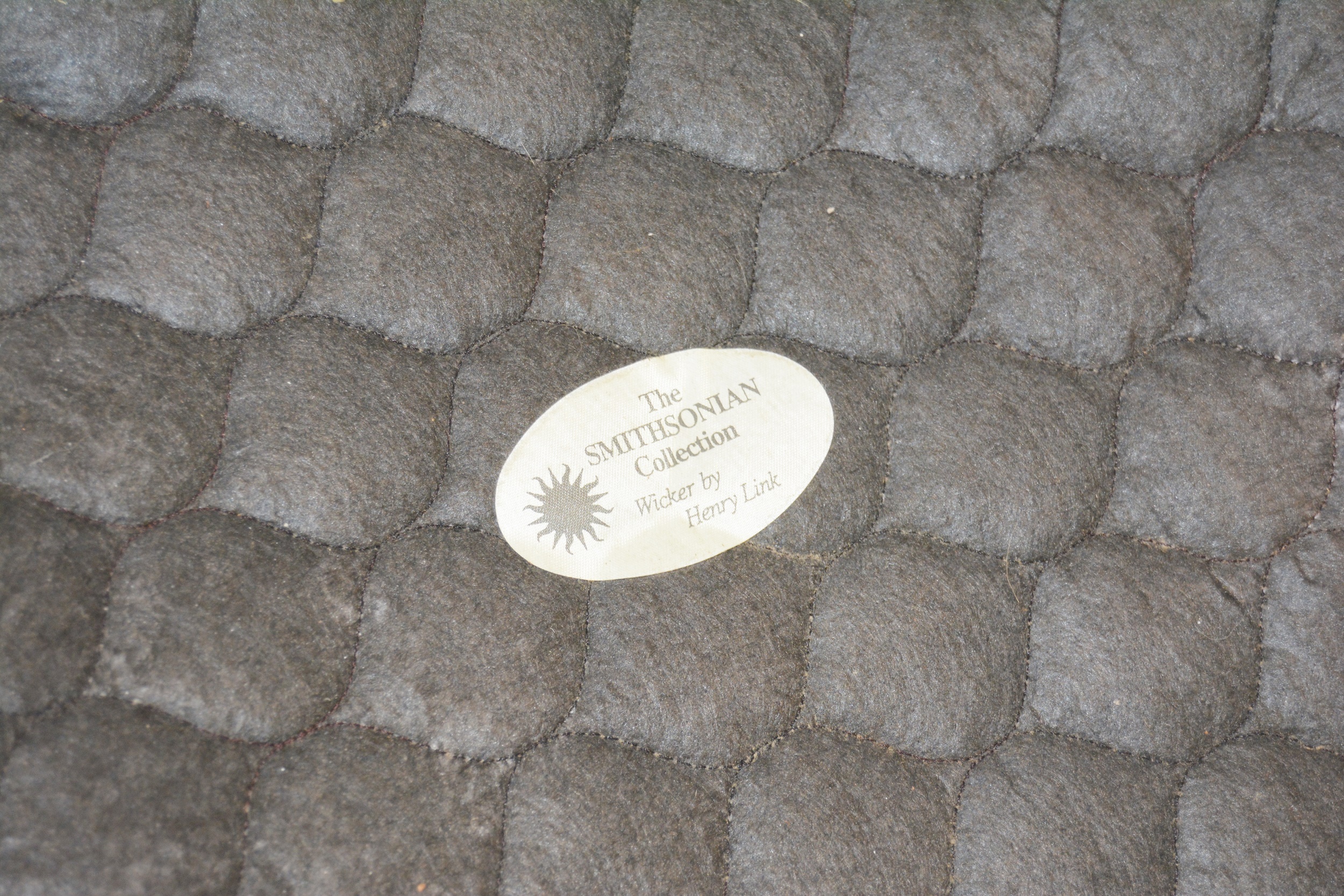 Henry Link Smithsonian Collection Wicker Rocking Chair and Ottoman EBTH