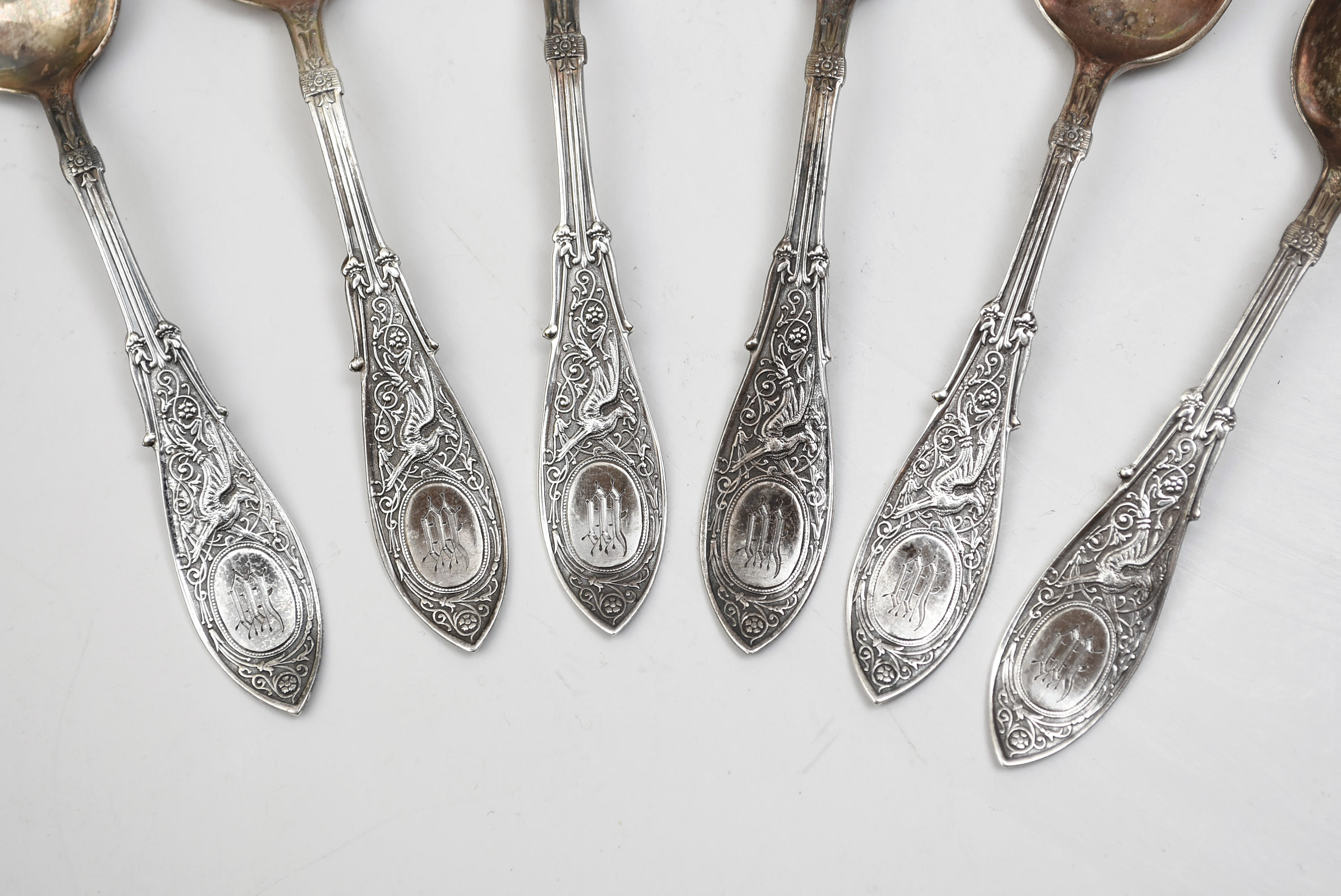 Antique Sterling Silver Demitasse Spoons, Eighteen in Total EBTH