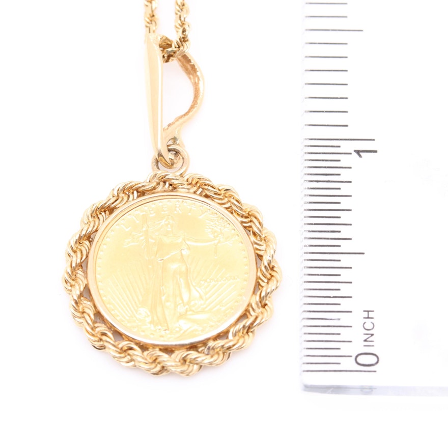 1989 coin necklace