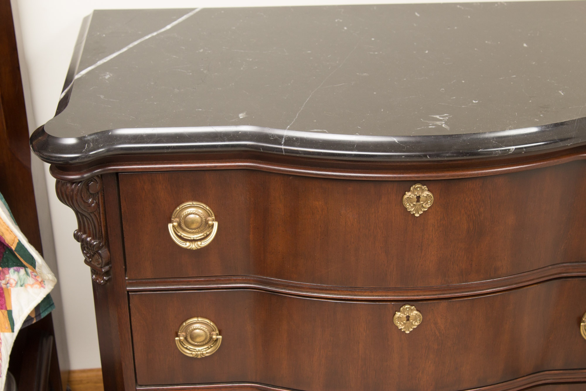 Bernhardt Marble Top Dresser EBTH