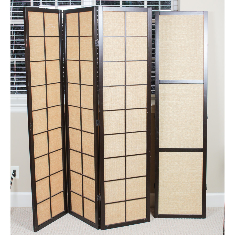 Wooden Folding Screens EBTH