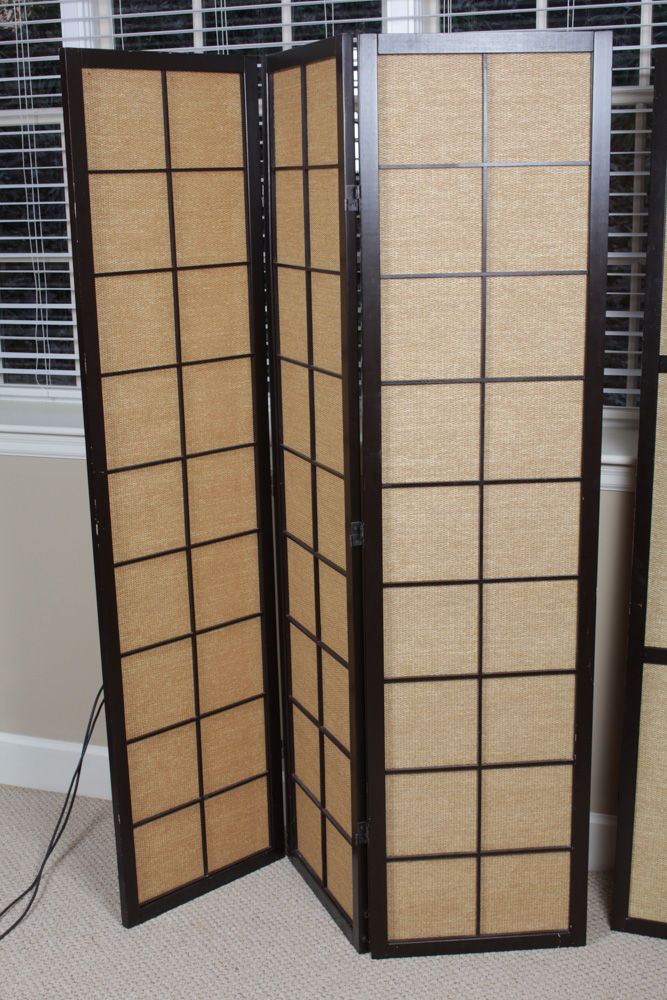 Wooden Folding Screens EBTH