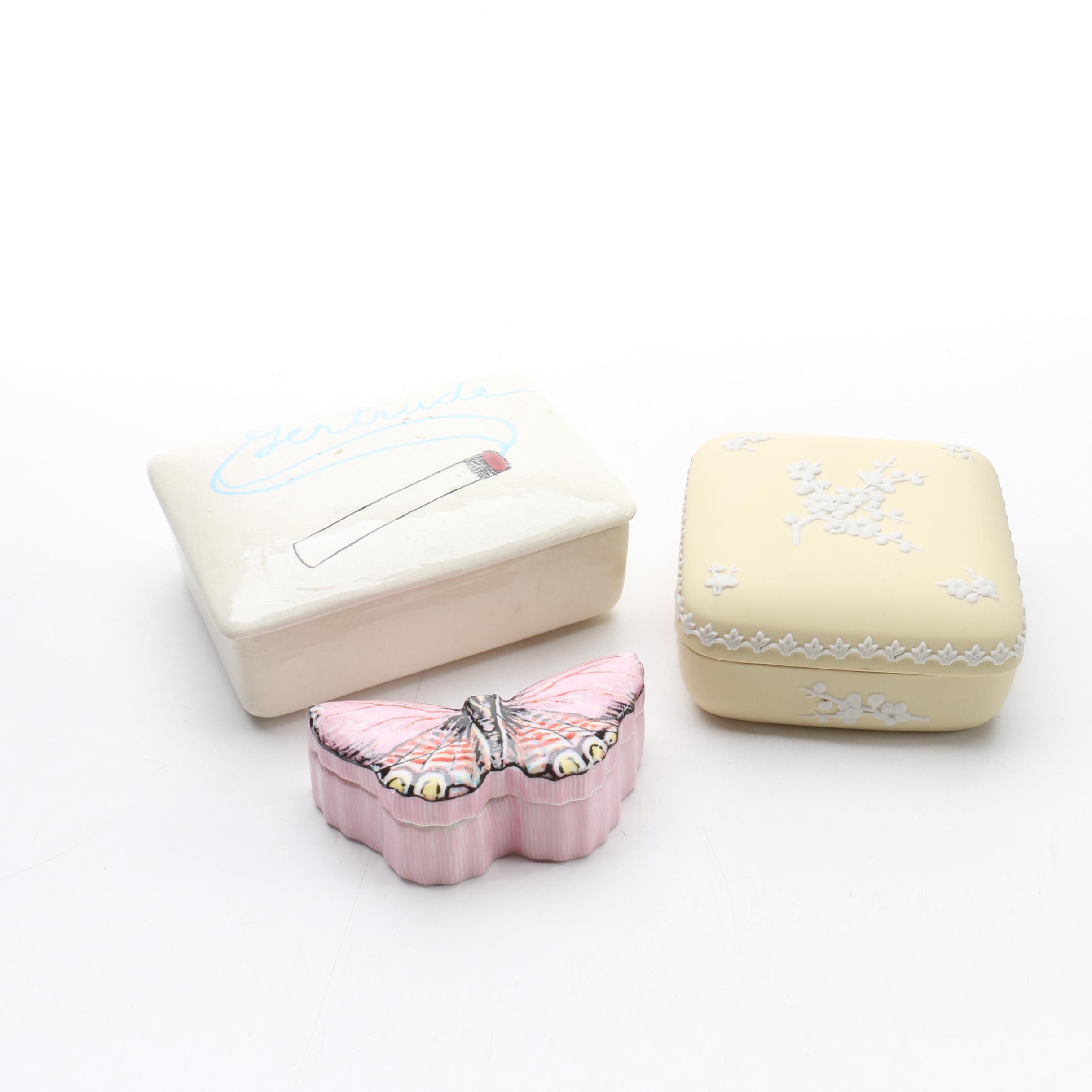 Ceramic Trinket Boxes EBTH