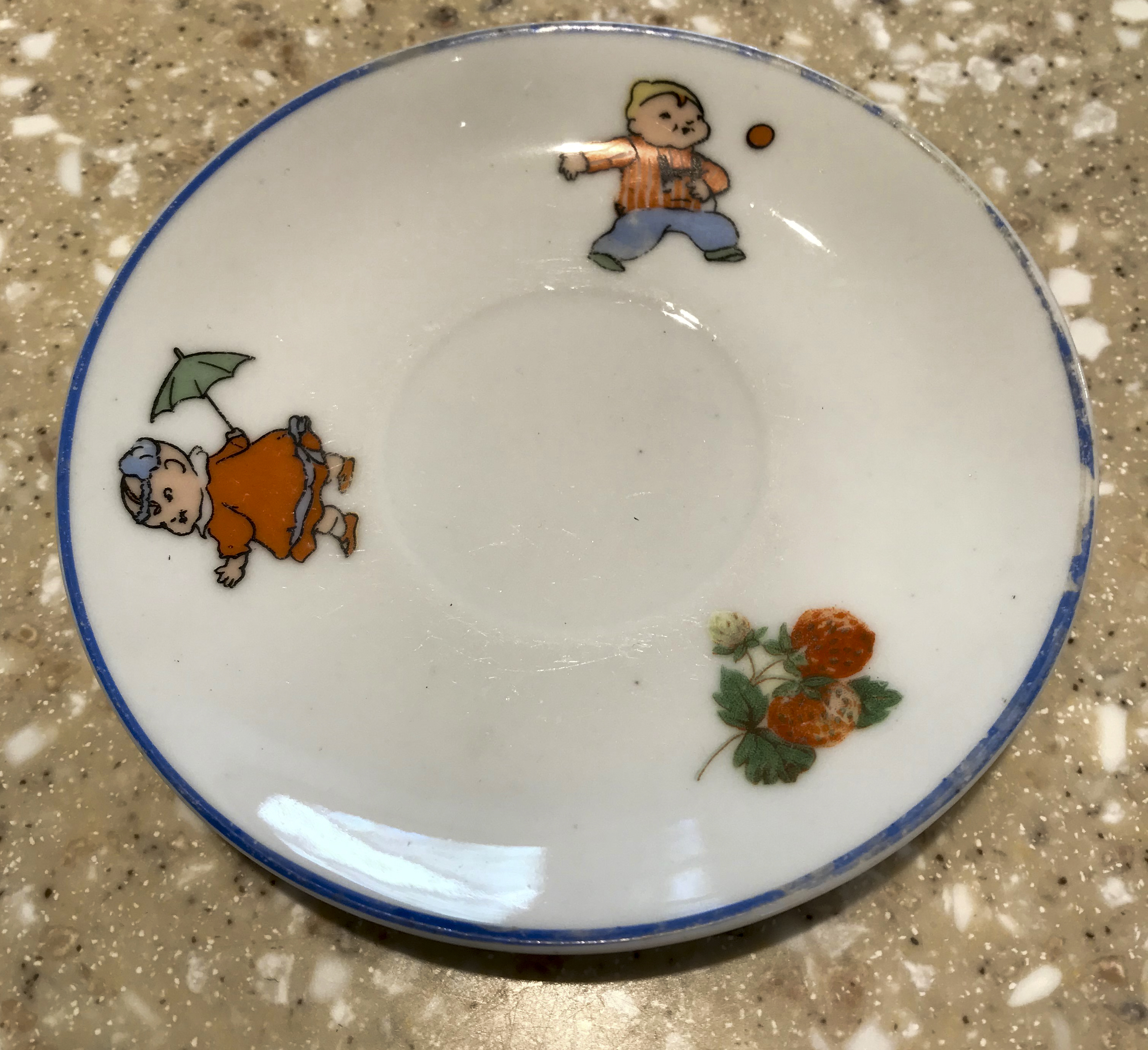 Antique Rudolstadt Child's Porcelain Tea Set EBTH