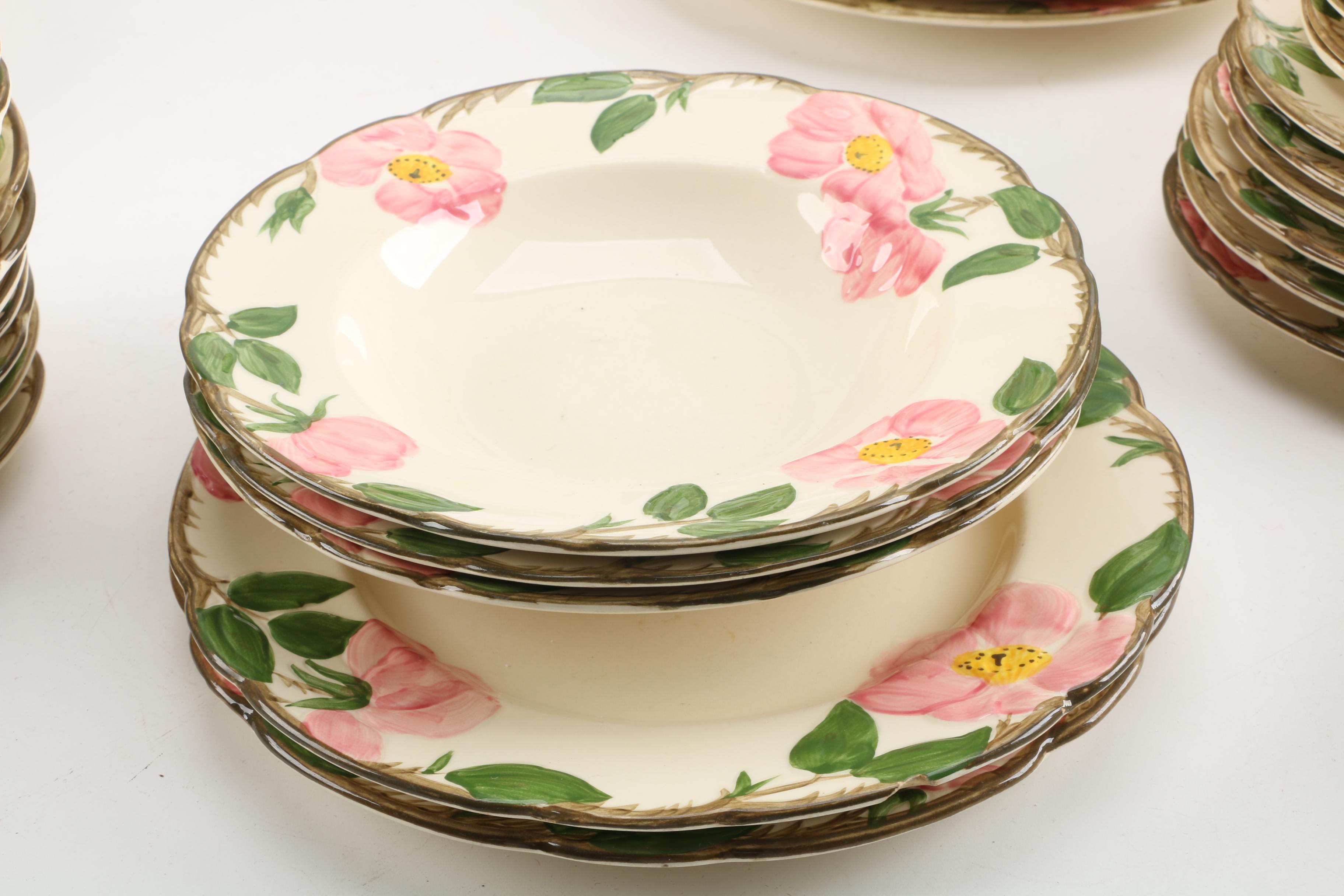 Franciscan "Desert Rose" Dinnerware and Serving Dishes EBTH