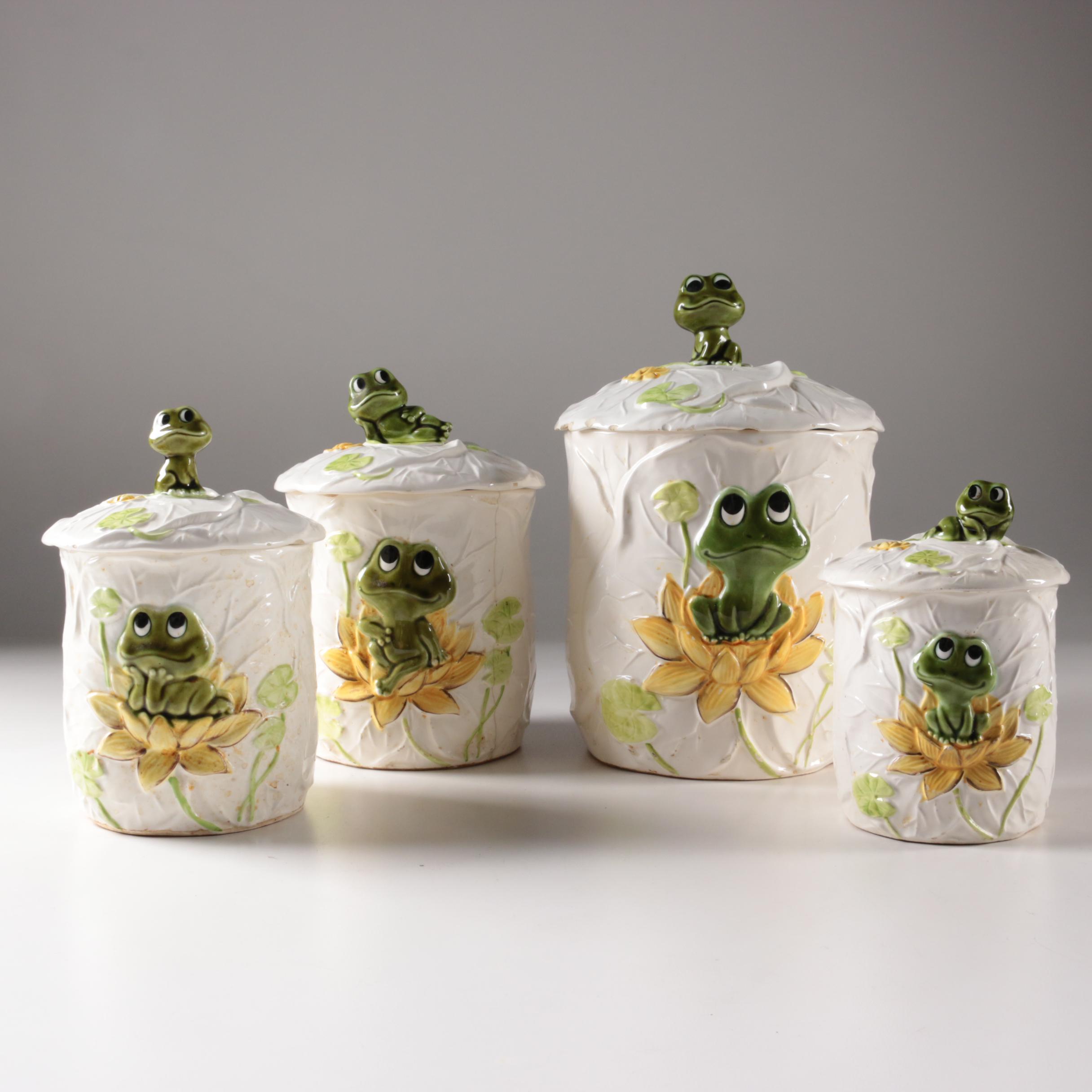 Sears, Roebuck and Co. "Neil The Frog" Canister Set, Circa 1976 EBTH
