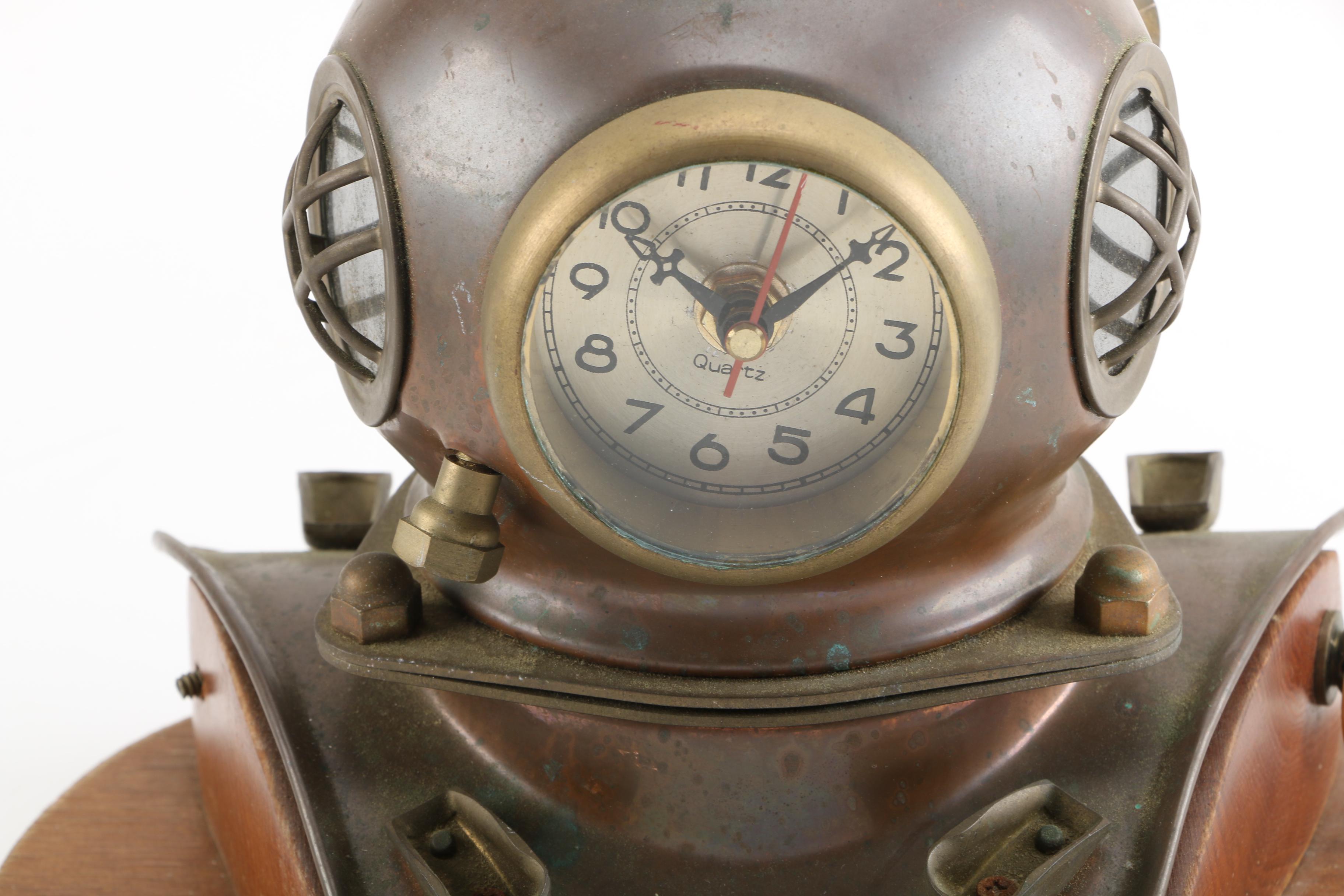 Scuba Themed Desk Clock EBTH