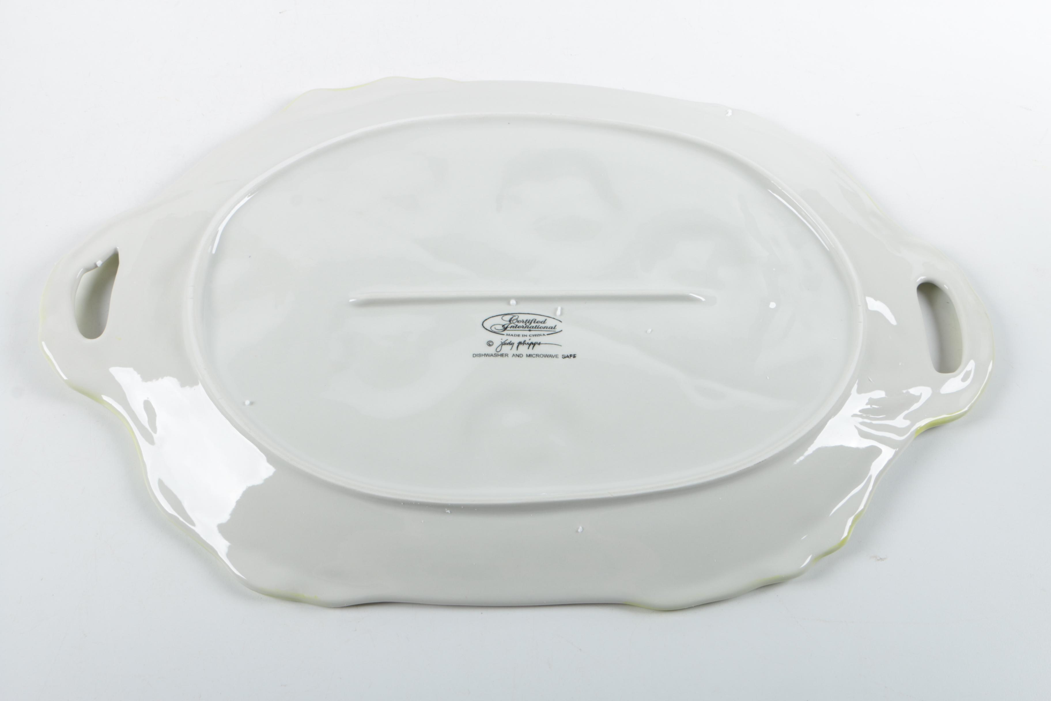 Certified International Vegetable Serveware and OXO Good Grips Salad