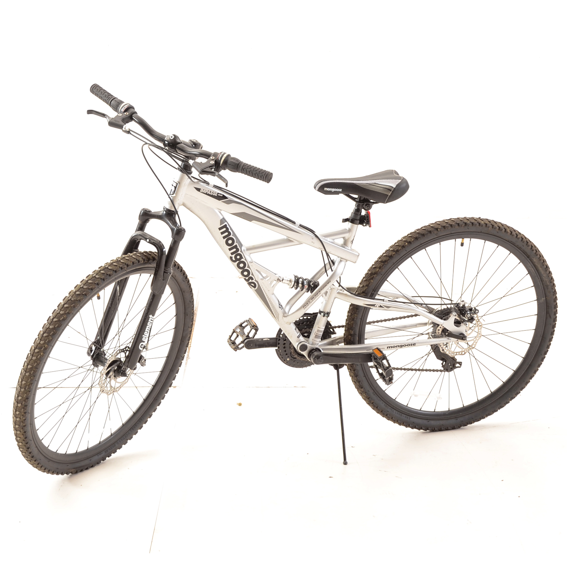 mongoose r2780 impasse dual full suspension bicycle