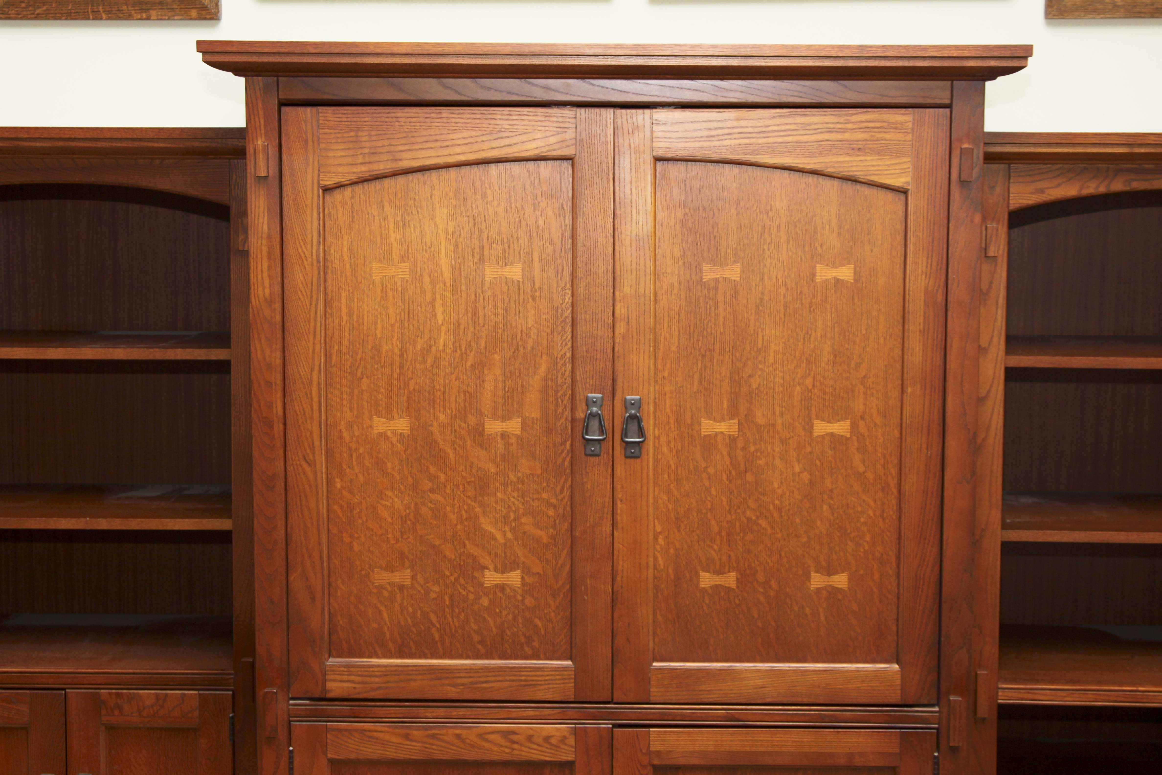 Basset Entertainment Center and Bookcases EBTH