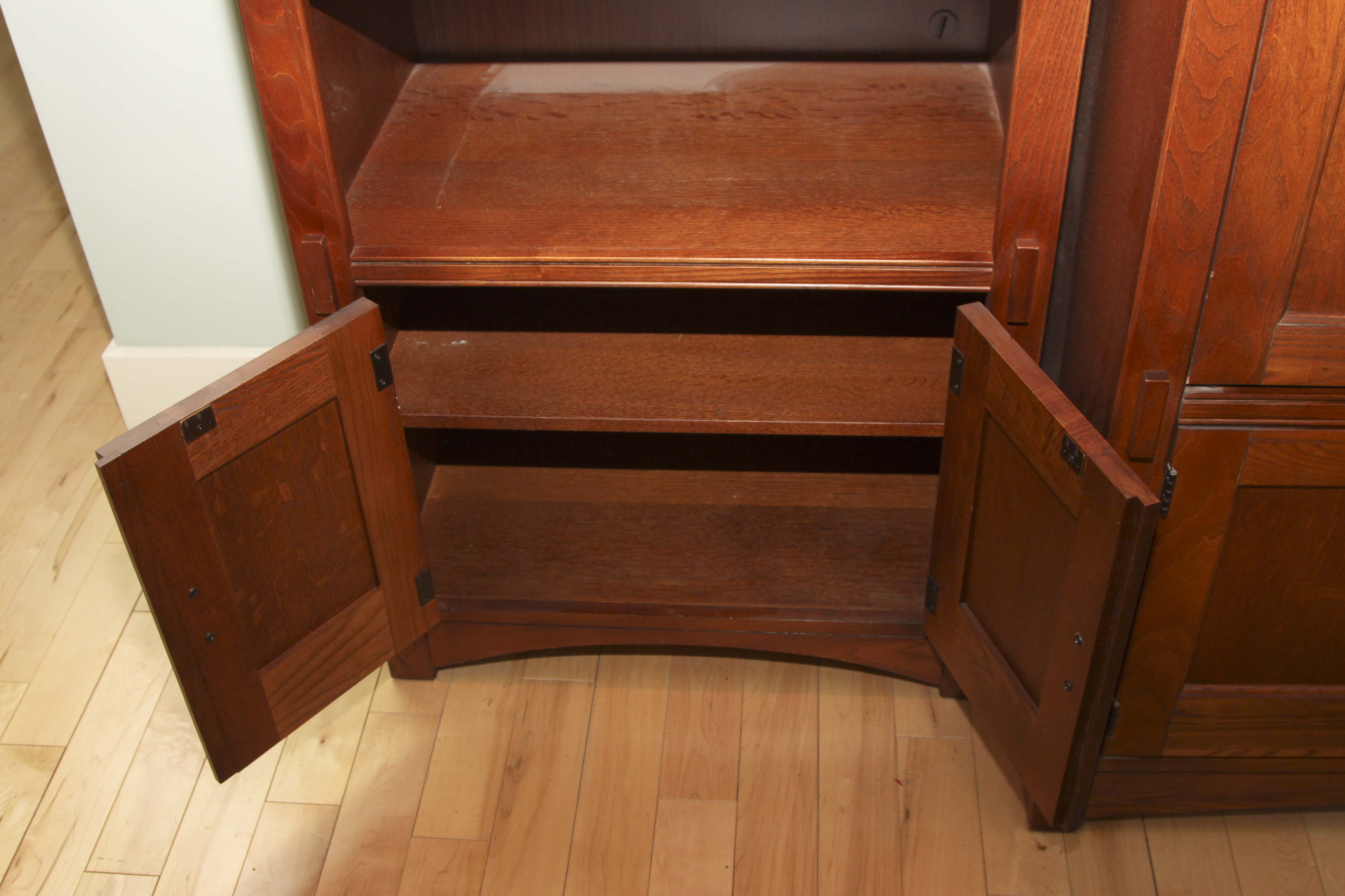 Basset Entertainment Center and Bookcases EBTH