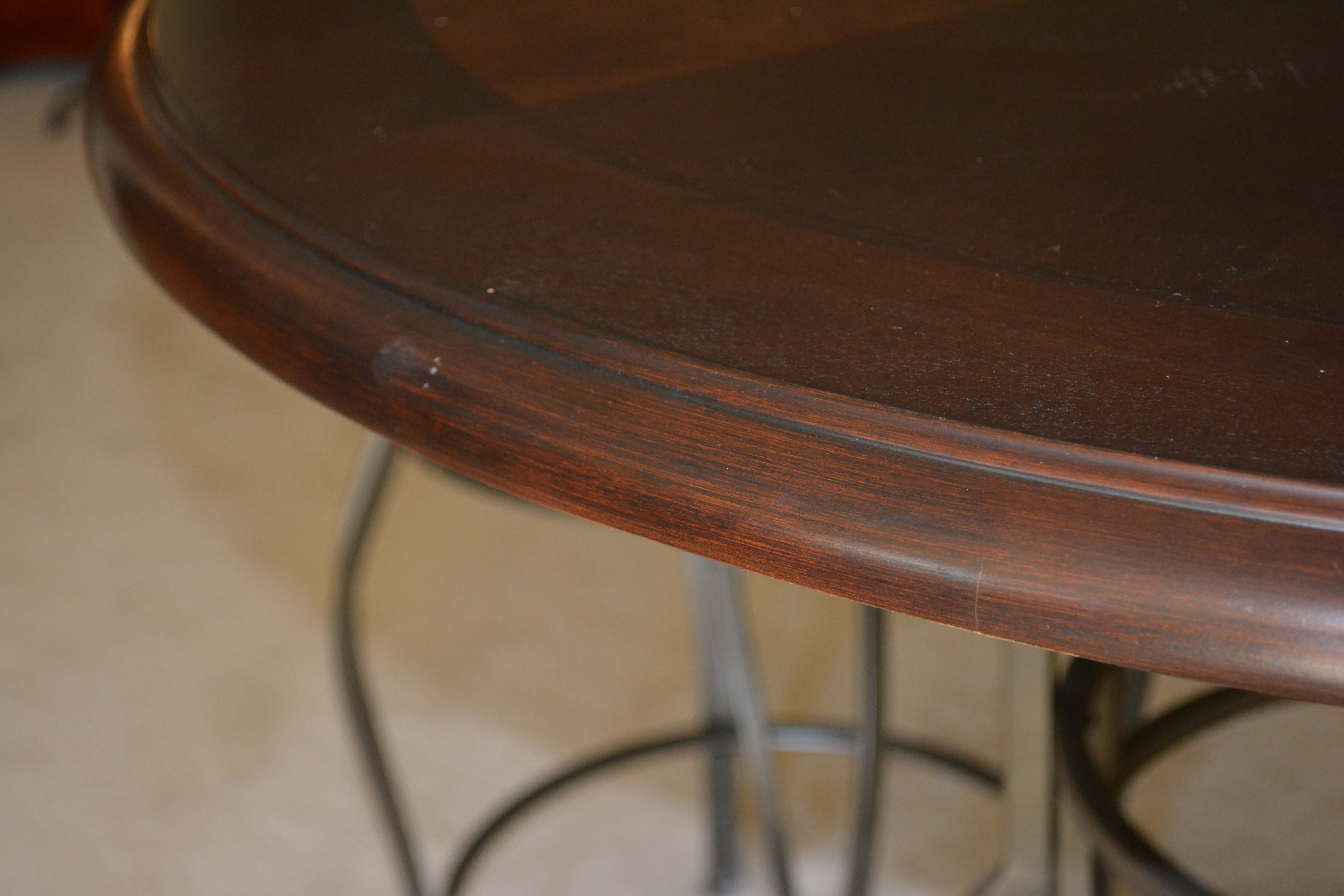 Contemporary Cafe Style Table with Swivel Stools by Powell EBTH