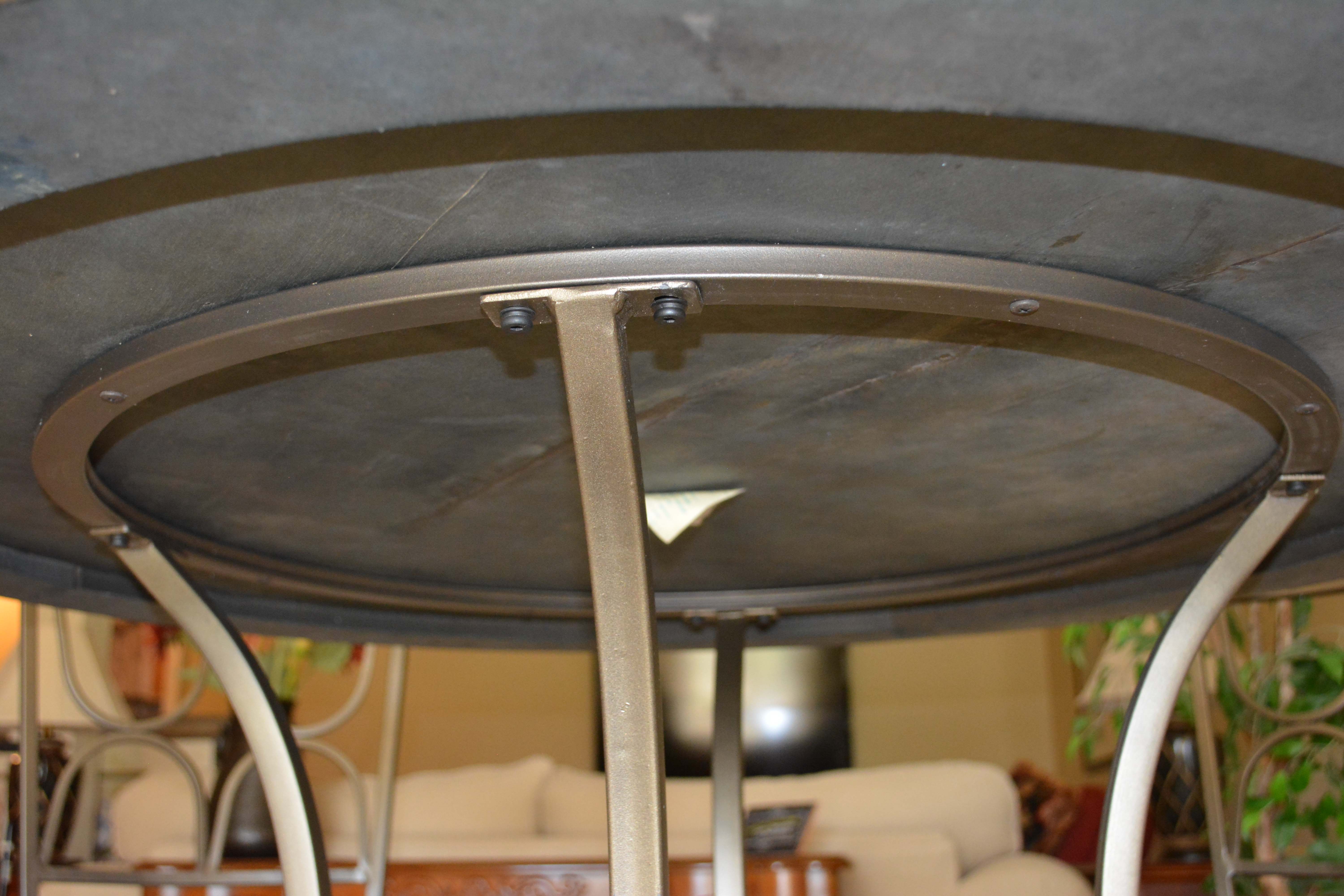 Contemporary Cafe Style Table with Swivel Stools by Powell EBTH