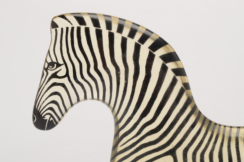 Vintage Zebra Sculpture by Abraham Palatnik EBTH