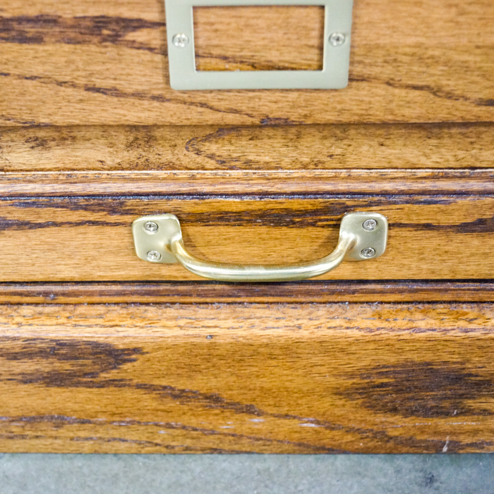 Oak Two Drawer File Cabinet by Winners Only and Office ...