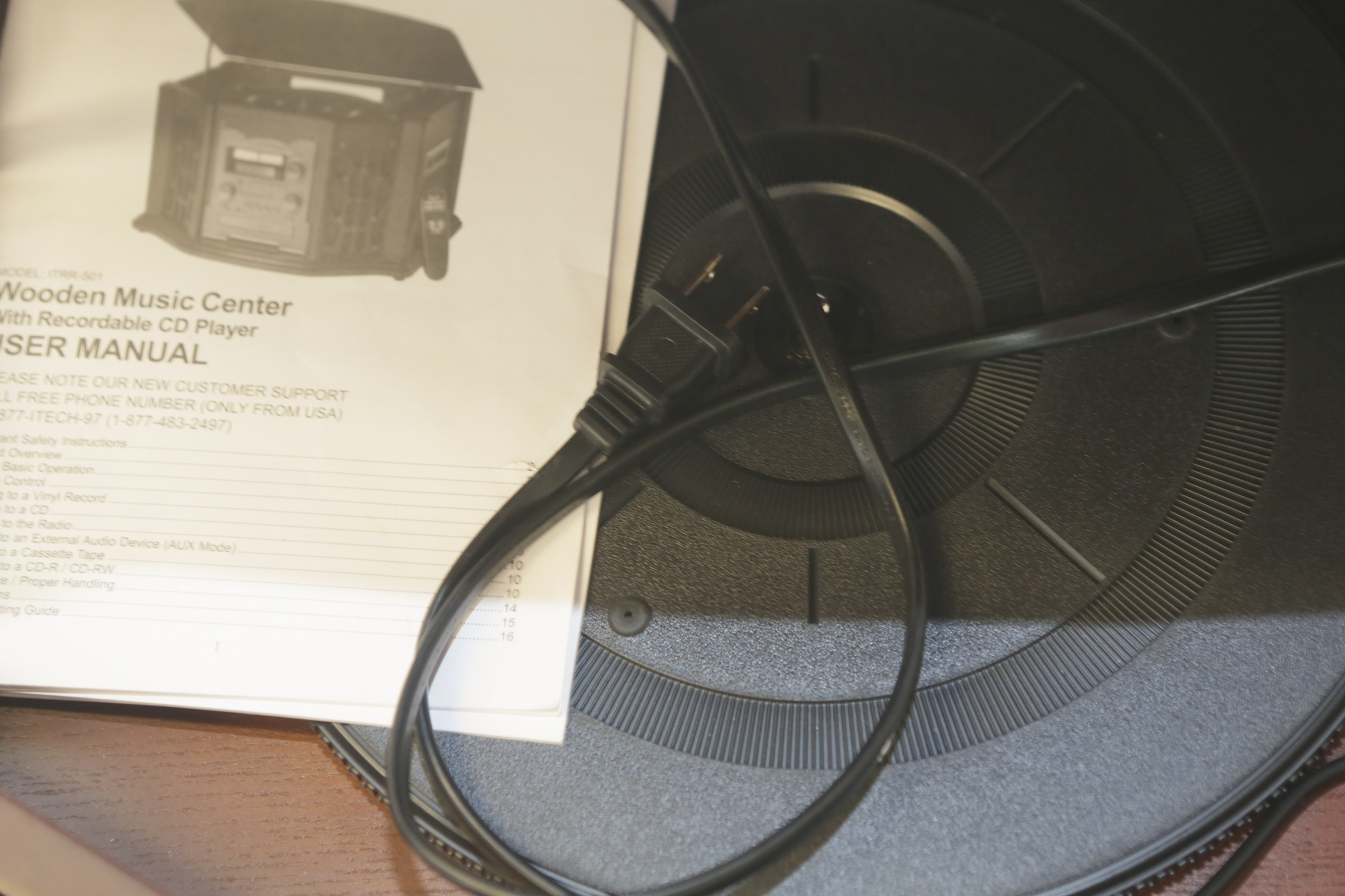 Innovative Technology ITRR501 Recordable Music Center EBTH