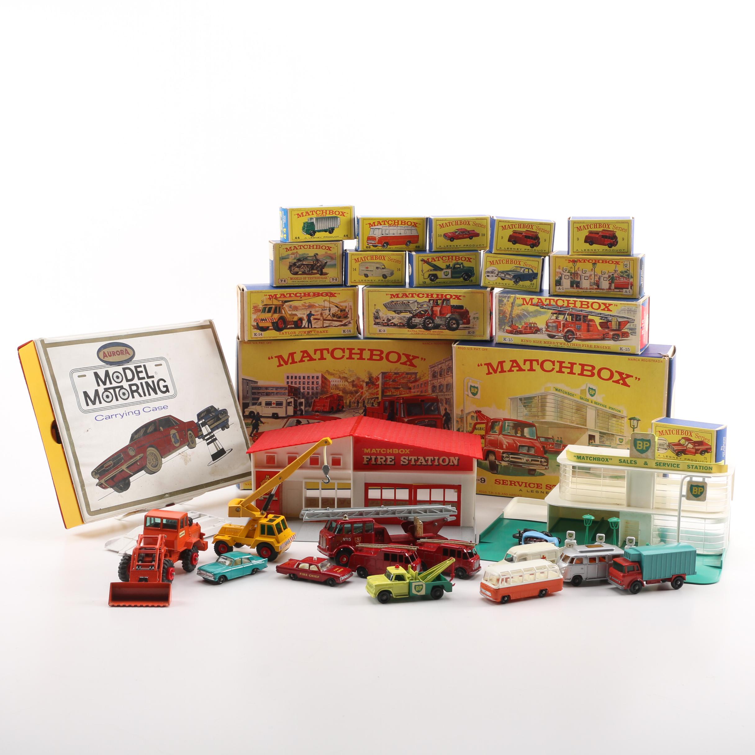 Die Cast Metal Cars and Buildings Including Matchbox and Hot Wheels EBTH