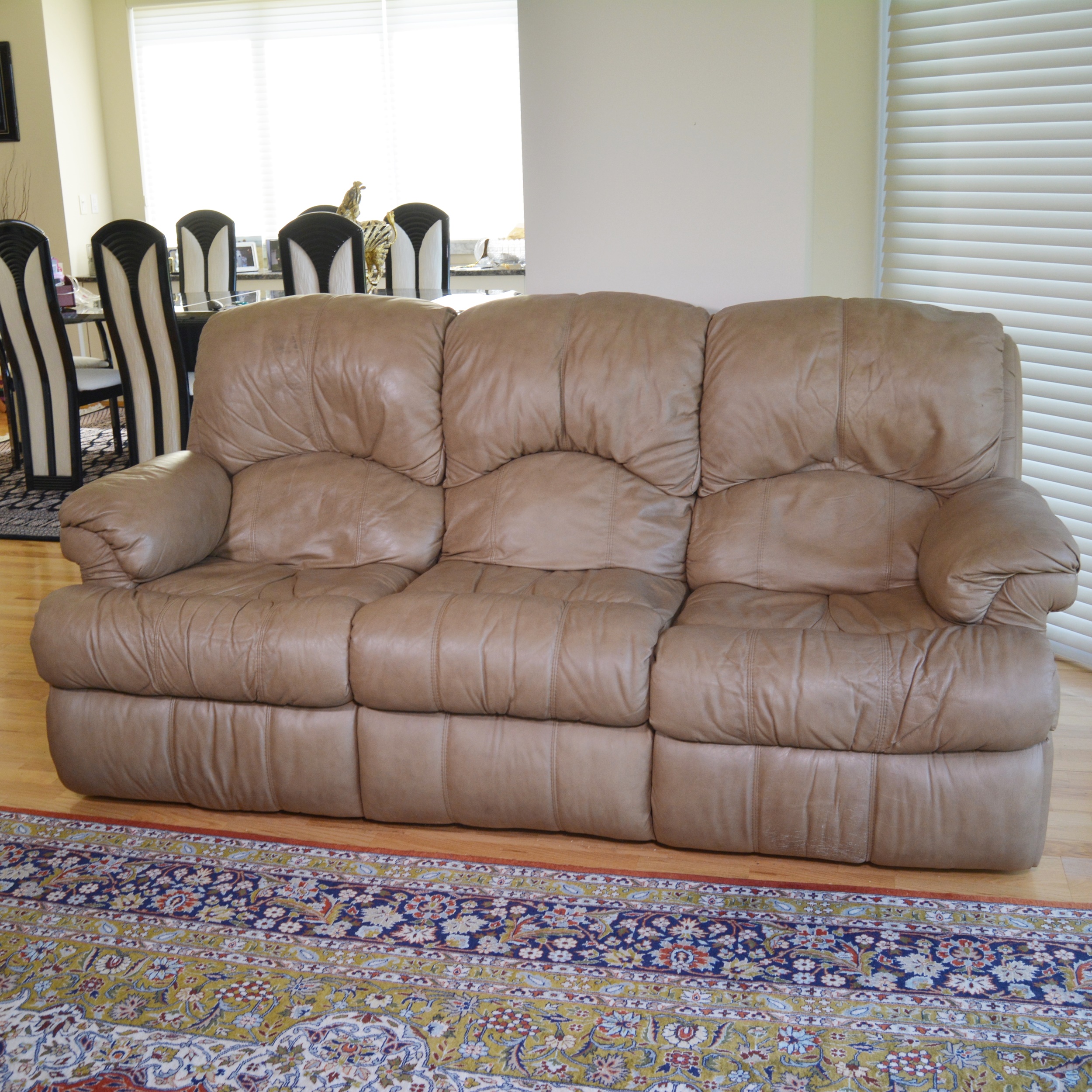 Leather Recliner Sofa by Sofa Express EBTH