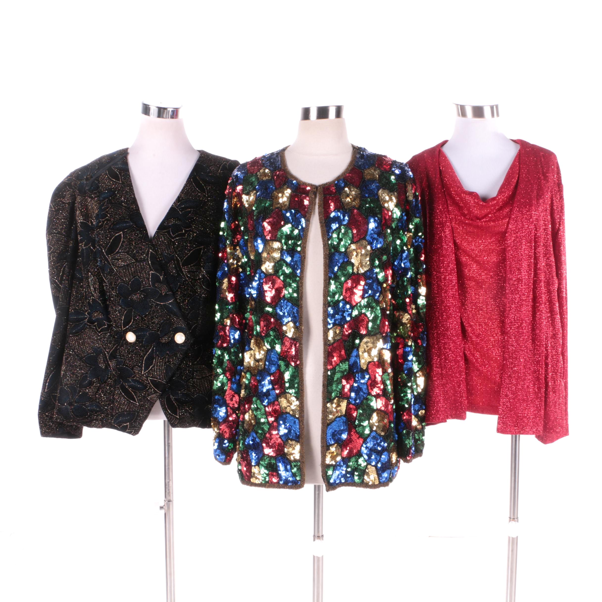women's silk evening jackets
