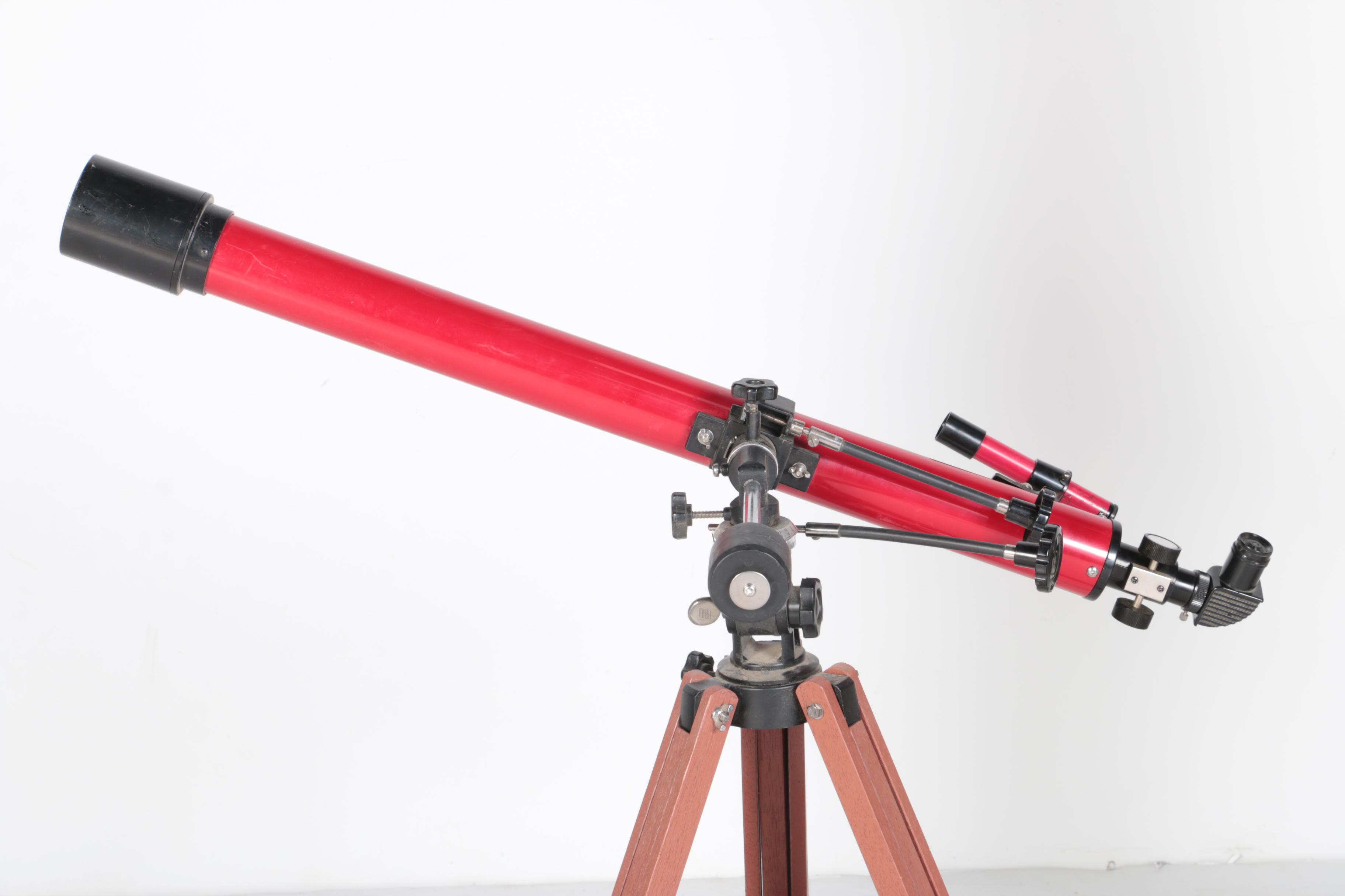 Tasco Model 851TR Telescope with Wooden Tripod EBTH