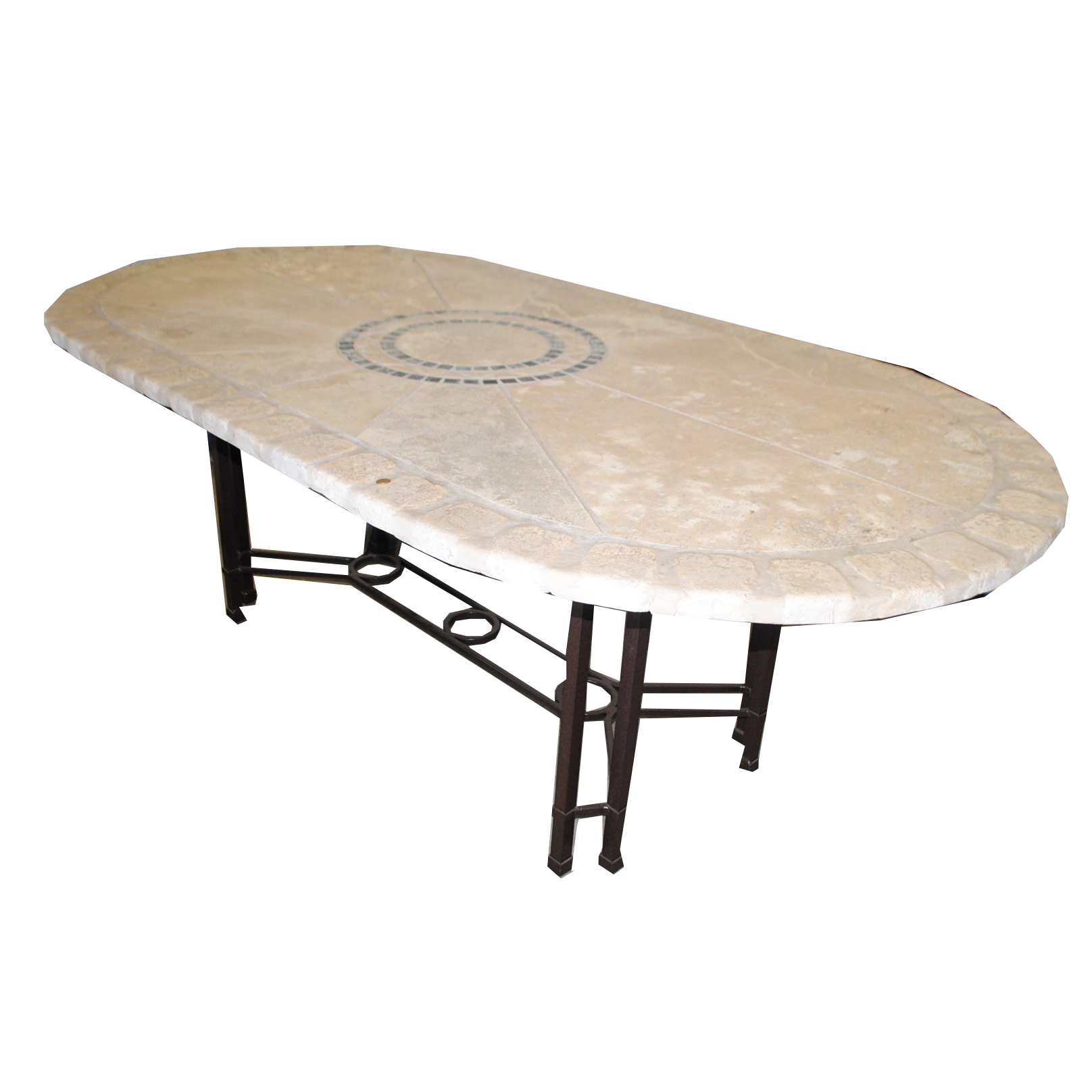 Brown Jordan Solid Stone Patio Table EBTH