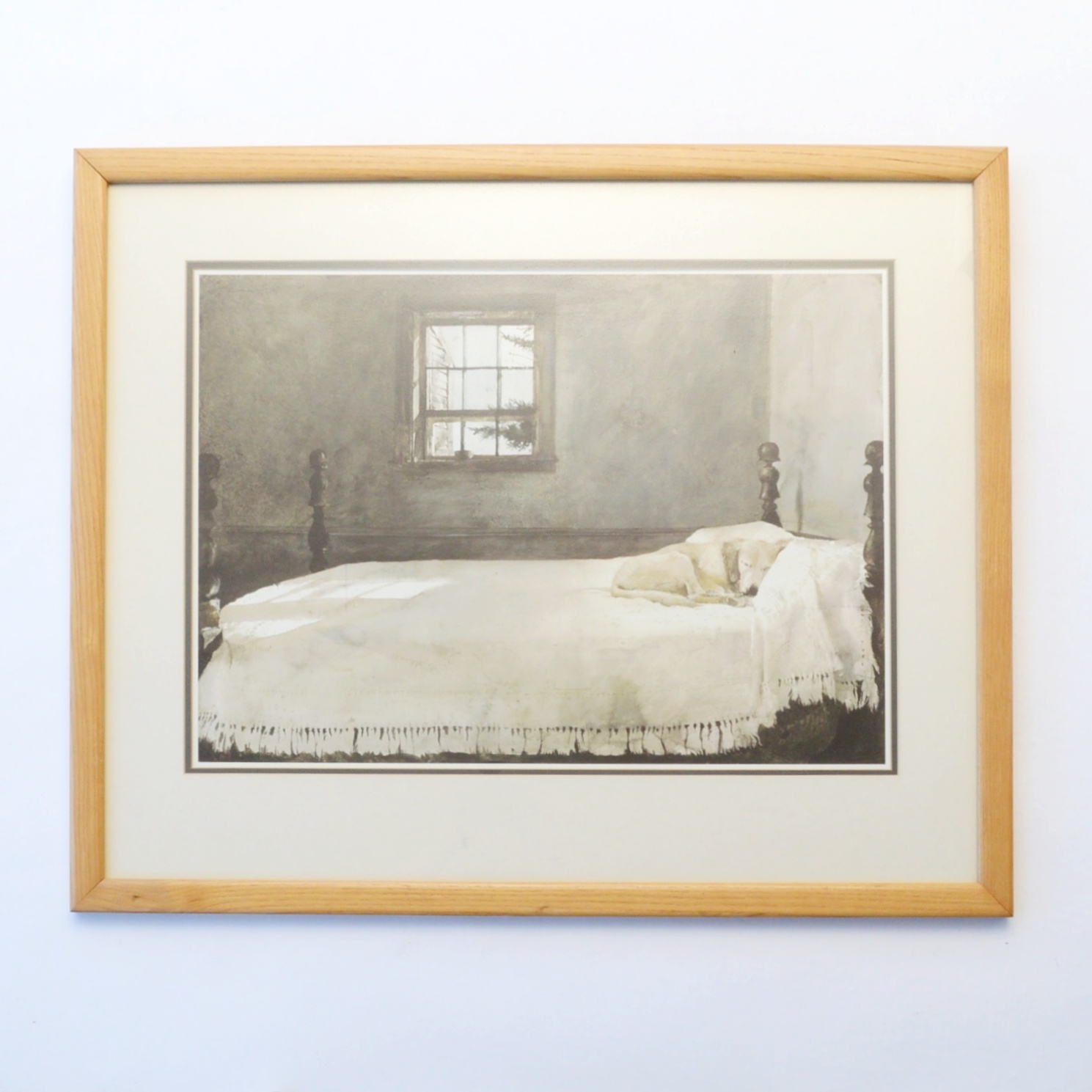 After Andrew Wyeth Offset Lithograph Master Bedroom