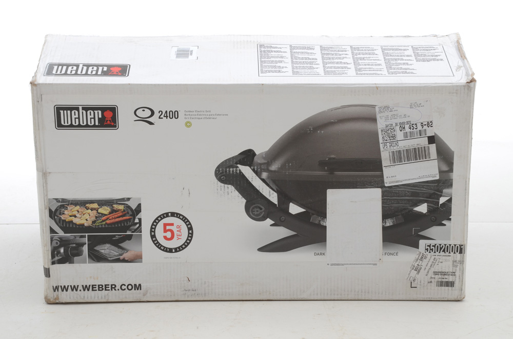 er Q 2400 Electric Grill and Portable Cart EBTH