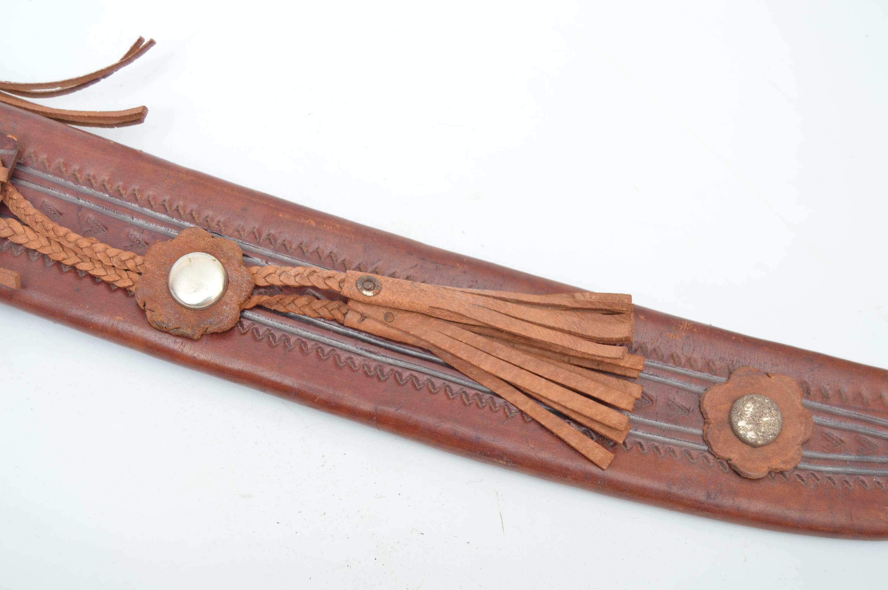 Vintage La Marca Machete with Leather Sheath EBTH