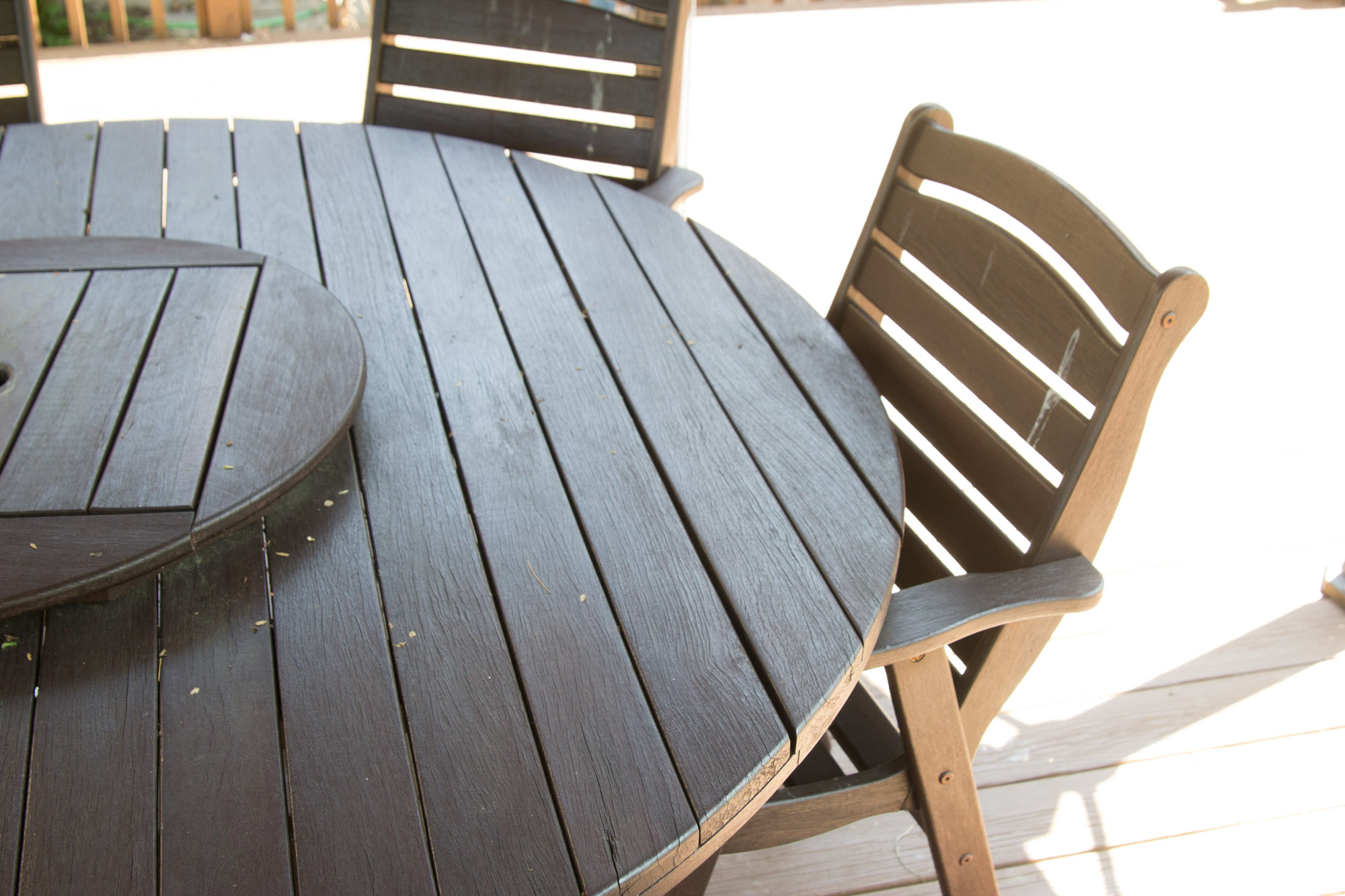 Jensen Jarrah Outdoor Table and Chairs EBTH