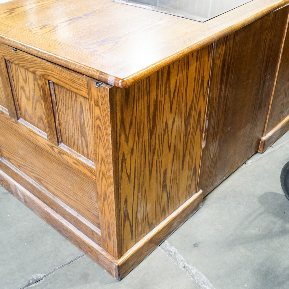 Oak Two Drawer File Cabinet by Winners Only and Office ...